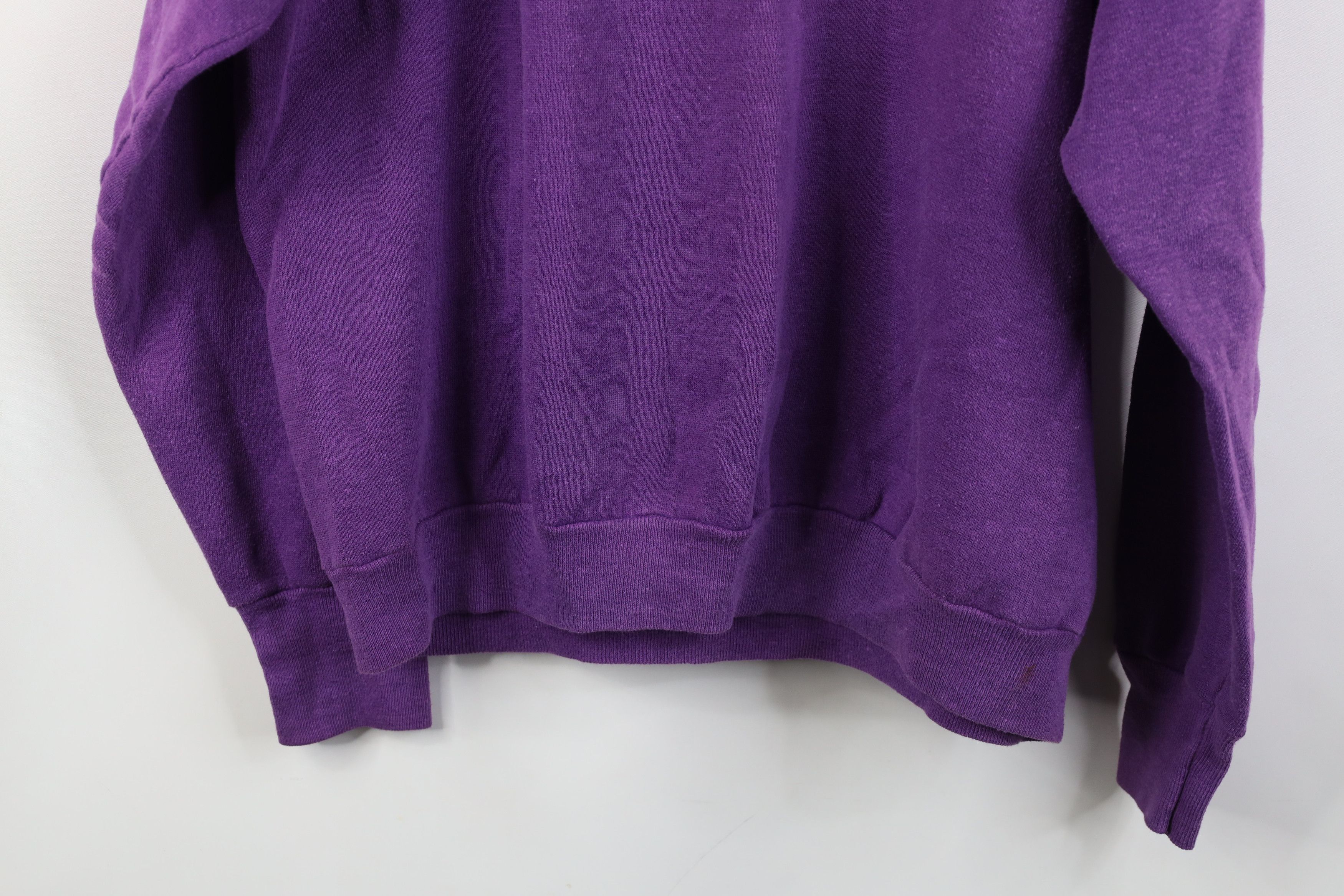 Vintage Vintage 60s Healthknit Raglan Crewneck Sweatshirt Purple USA Size XL / US 12-14 / IT 48-50 - 12 Thumbnail
