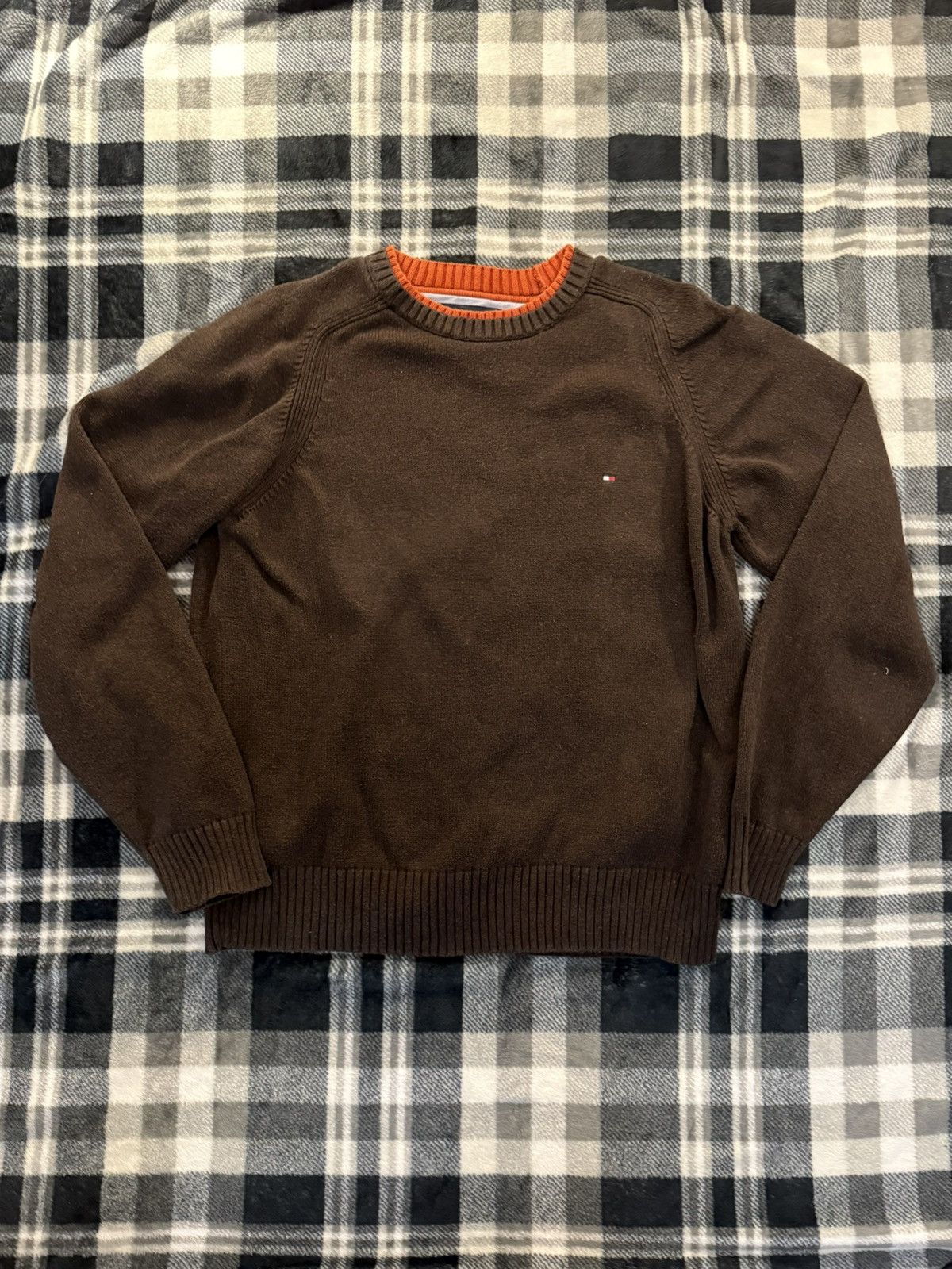 Tommy Hilfiger Brown Sweater - Tommy Hilfiger Meduim Size US M / EU 48-50 / 2 - 4 Thumbnail