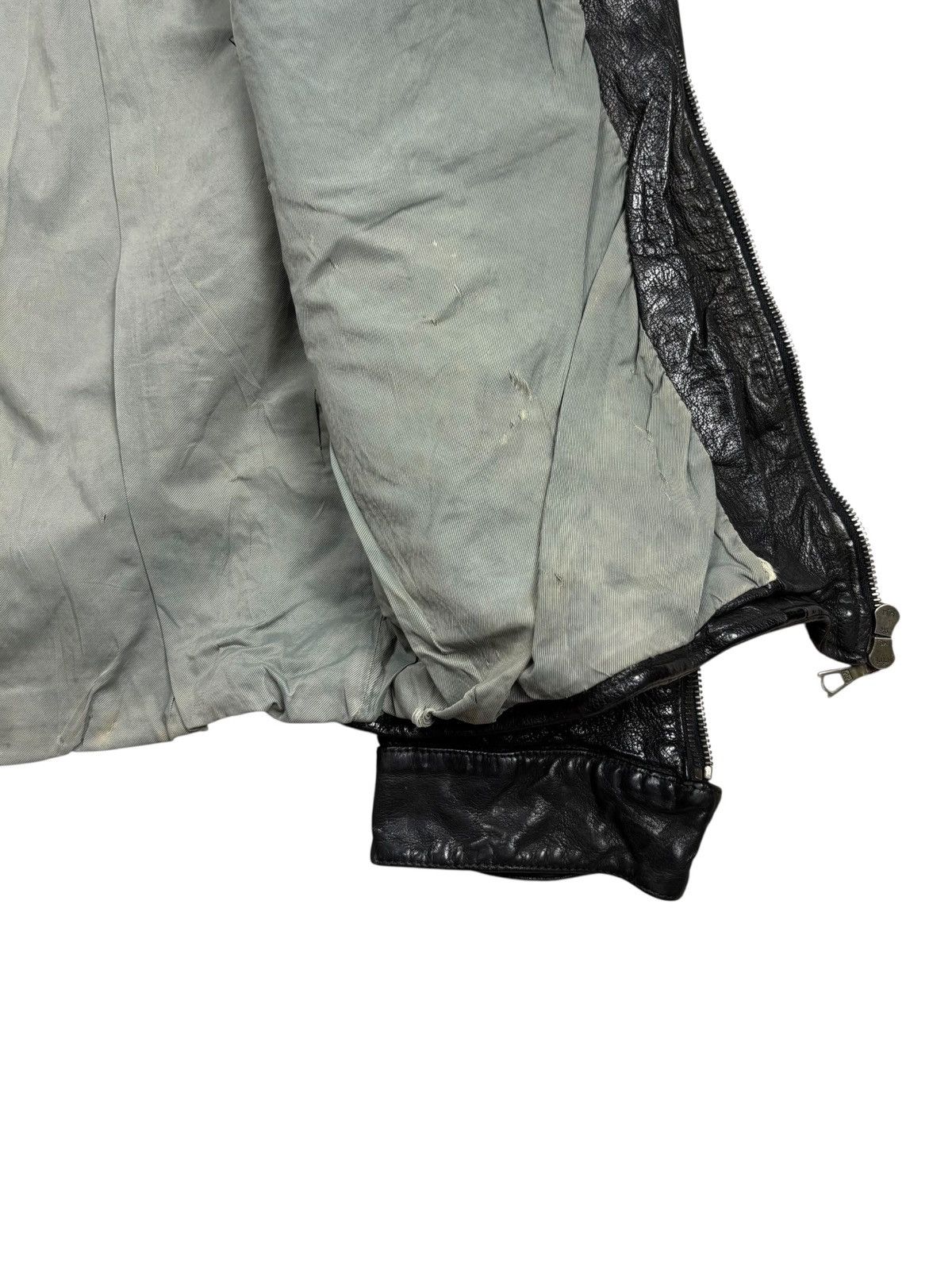 BUFFALO BOBS 2000s Faktor - Riri Zips Vkei Style Rider Leather Jacket Size US M / EU 48-50 / 2 - 8 Thumbnail