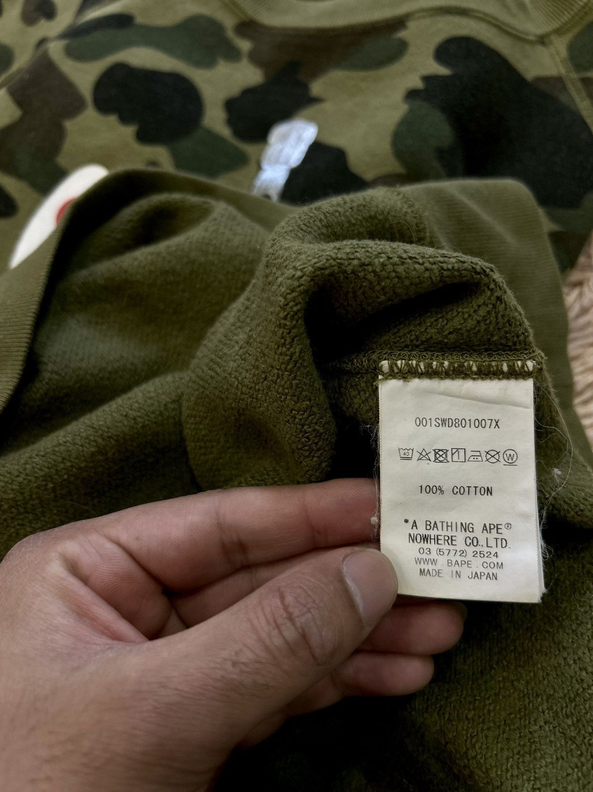 Bape 💥CRAZY💥 BAPE SHARK 1ST CAMO CREWNECK SWEATSHIRT Size US M / EU 48-50 / 2 - 12 Thumbnail