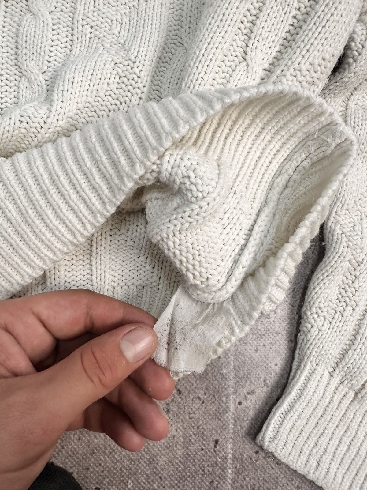 Christian Dior Monsieur × Vintage Vintage sweater Christian Dior knit stripped distressed fade Size US L / EU 52-54 / 3 - 12 Thumbnail