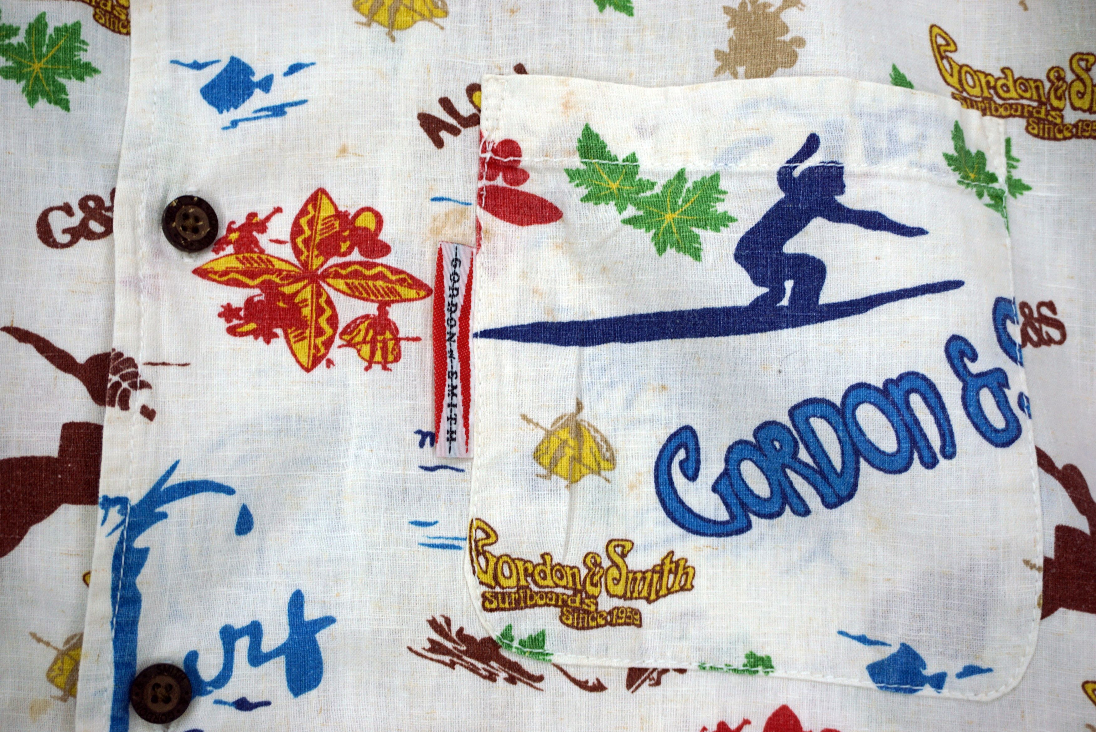 Sports Specialties Gordon and Smith Shirt Linen Blend Hawaiian Surf Aloha Size US L / EU 52-54 / 3 - 5 Thumbnail