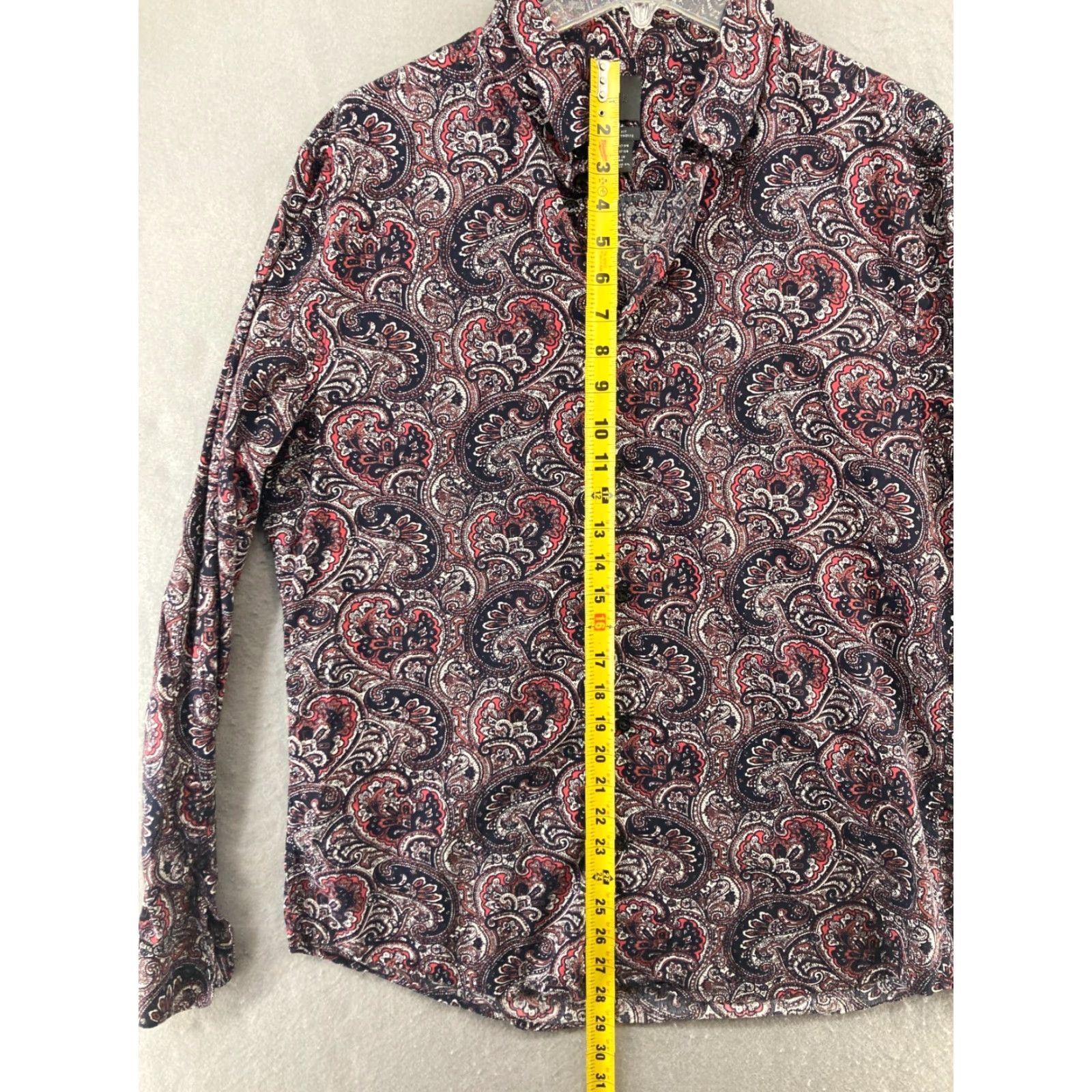 H&M HM Shirt Mens XL Slim Fit Paisley Modern Multicolor Size US XL / EU 56 / 4 - 3 Thumbnail
