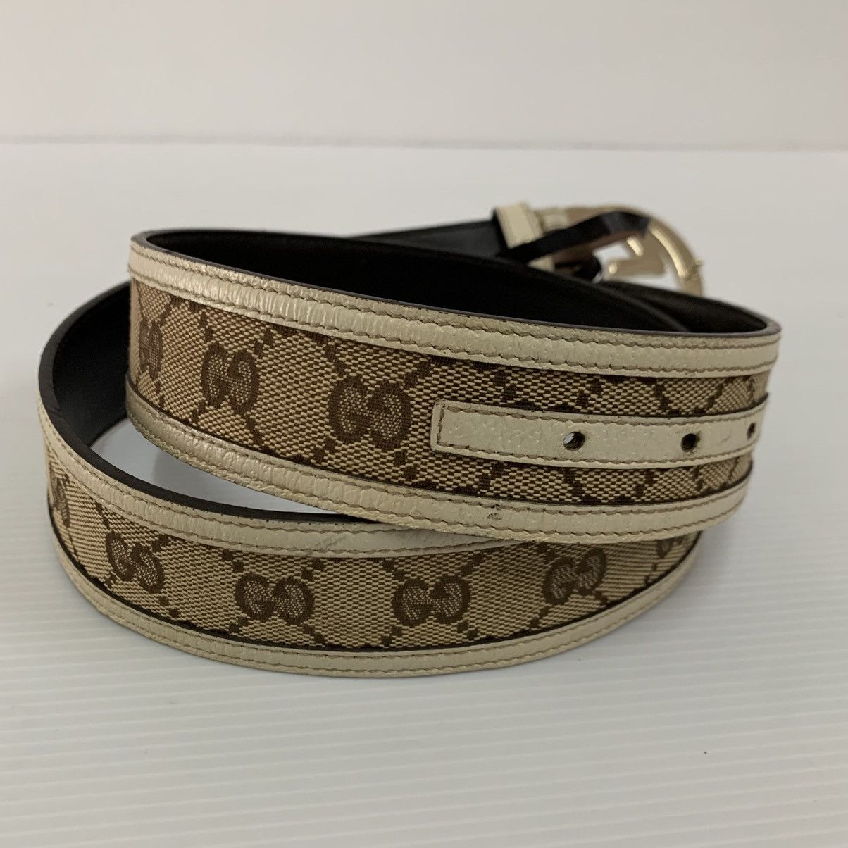 Gucci Gucci Monogram Belt Size 34 - 6 Thumbnail