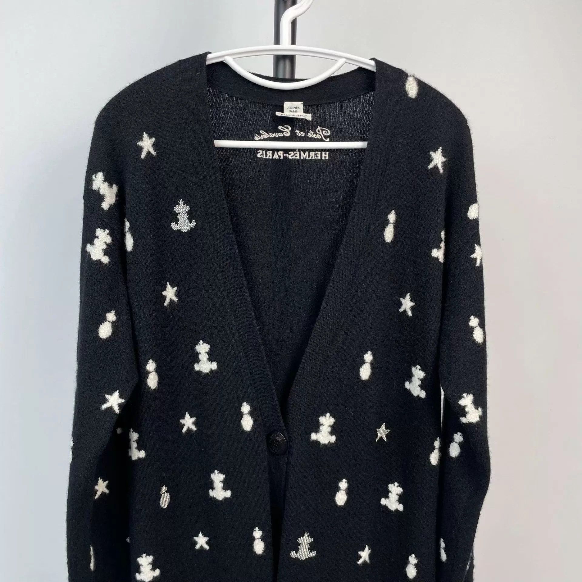 Hermes Hermès cashmere knit coat 38 black 95 New Size S / US 4 / IT 40 - 9 Thumbnail
