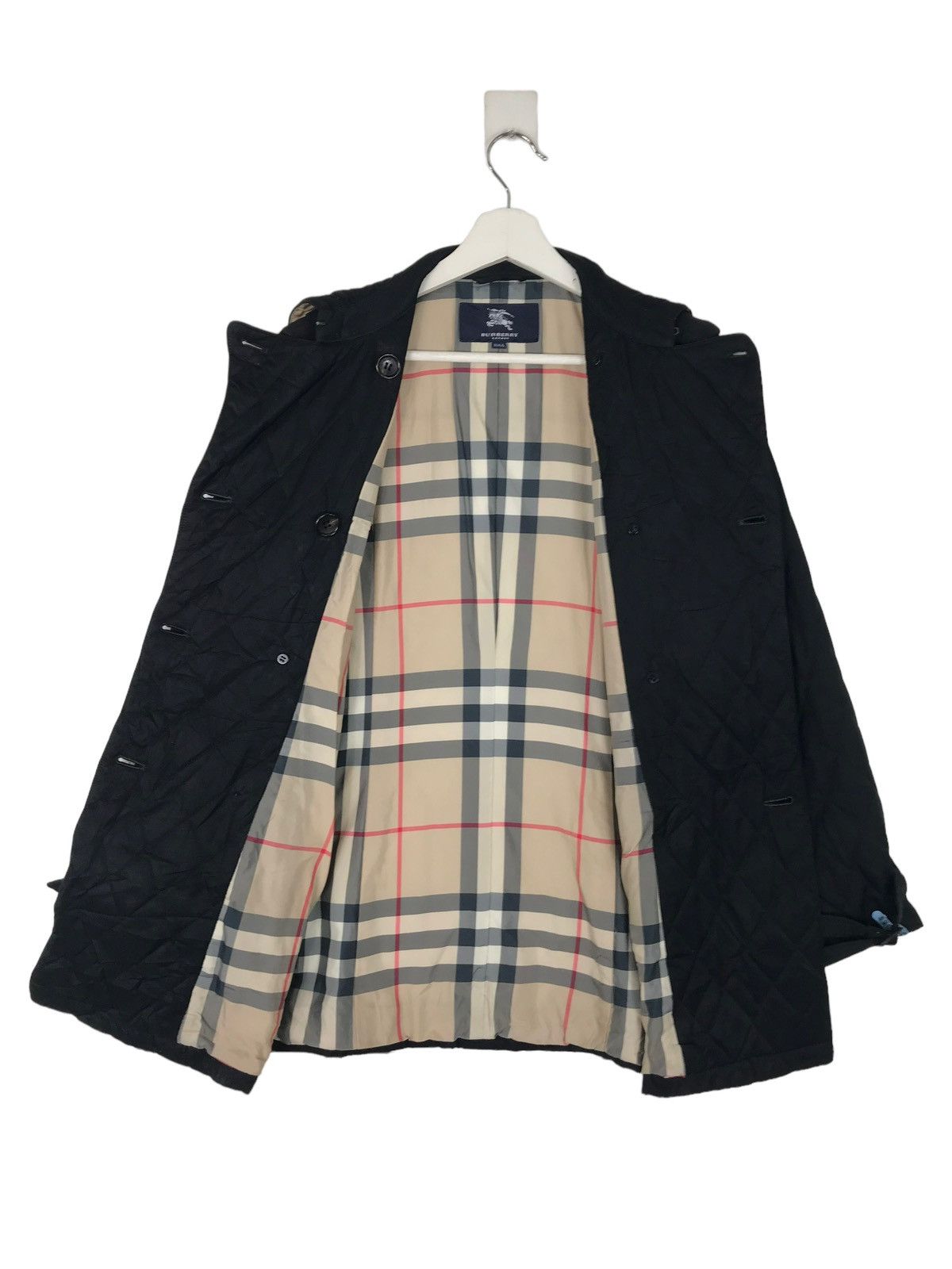 Burberry 💥 BURBERRY QUILTED DOUBLE BREAST BELT JACKET Size US S / EU 44-46 / 1 - 7 Thumbnail