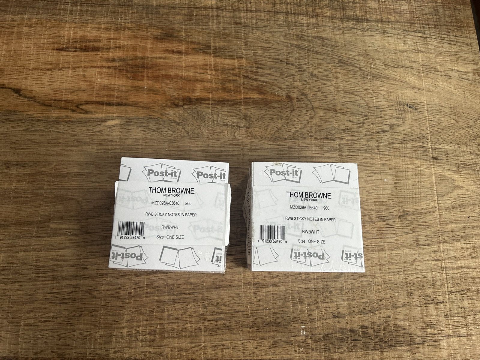 Thom Browne Thom browne NY white logo post it notes luxury new york Size ONE SIZE - 2 Thumbnail