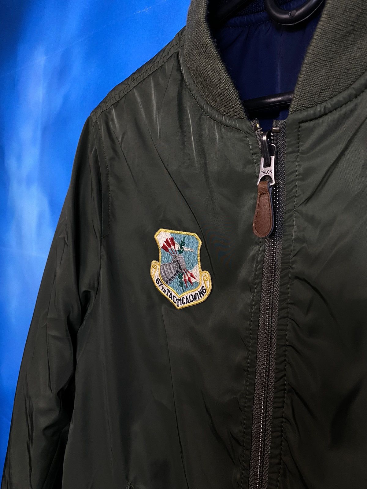 Polo Ralph Lauren × Ralph Lauren × Vintage 🔥 RALPH LAUREN TWO WAY BOMBER JACKET ( 14-16 years ) Size US XS / EU 42 / 0 - 7 Thumbnail