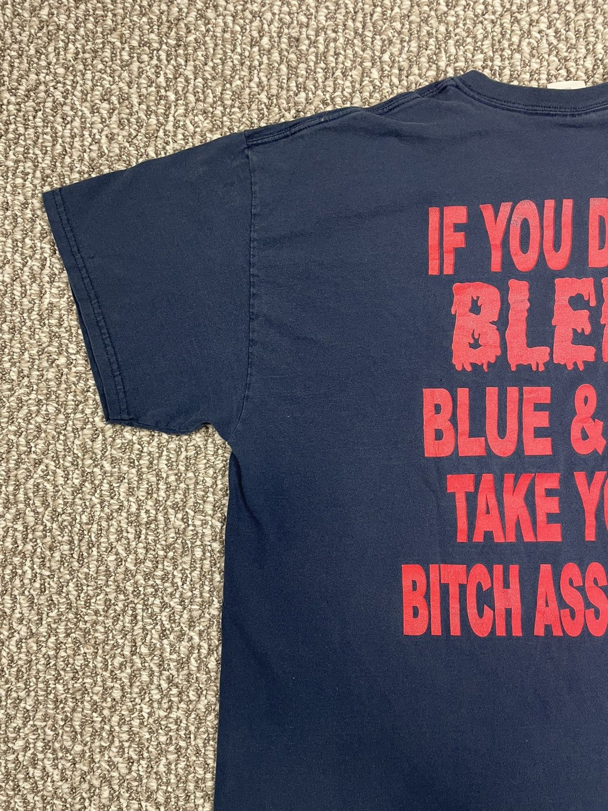 Vintage Vintage Buffalo Fuckin New York Sports Promo Bleed Blue Red Size US XL / EU 56 / 4 - 10 Thumbnail