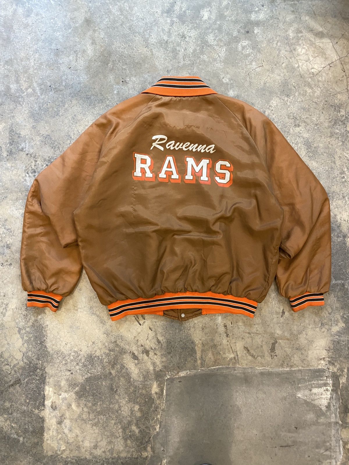 Vintage Vintage Ravenna Rams Varsity Jacket Size US L / EU 52-54 / 3 - 1 Thumbnail