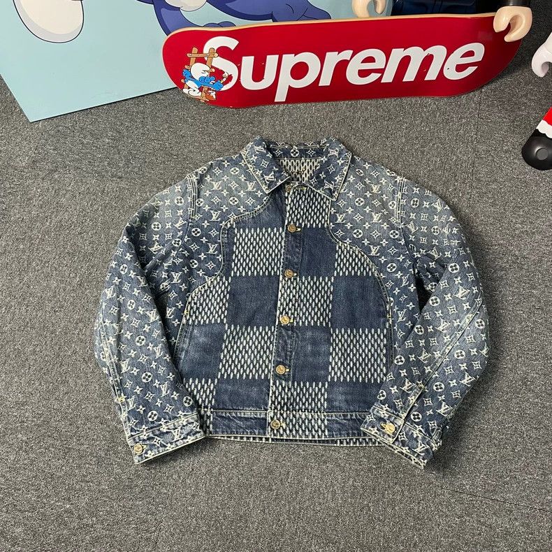 Louis Vuitton Louis Vuitton x Nigo LV2 Denim Jacket Size US M / EU 48-50 / 2 - 1 Thumbnail