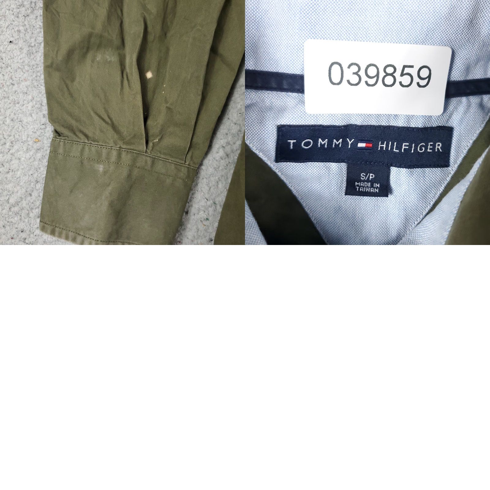 Tommy Hilfiger VINTAGE Tommy Hilfiger Shirt Mens S Brown Beige Button-Up Long Sleeve Casual Potent (adjust?) Size US S / EU 44-46 / 1 - 8 Thumbnail