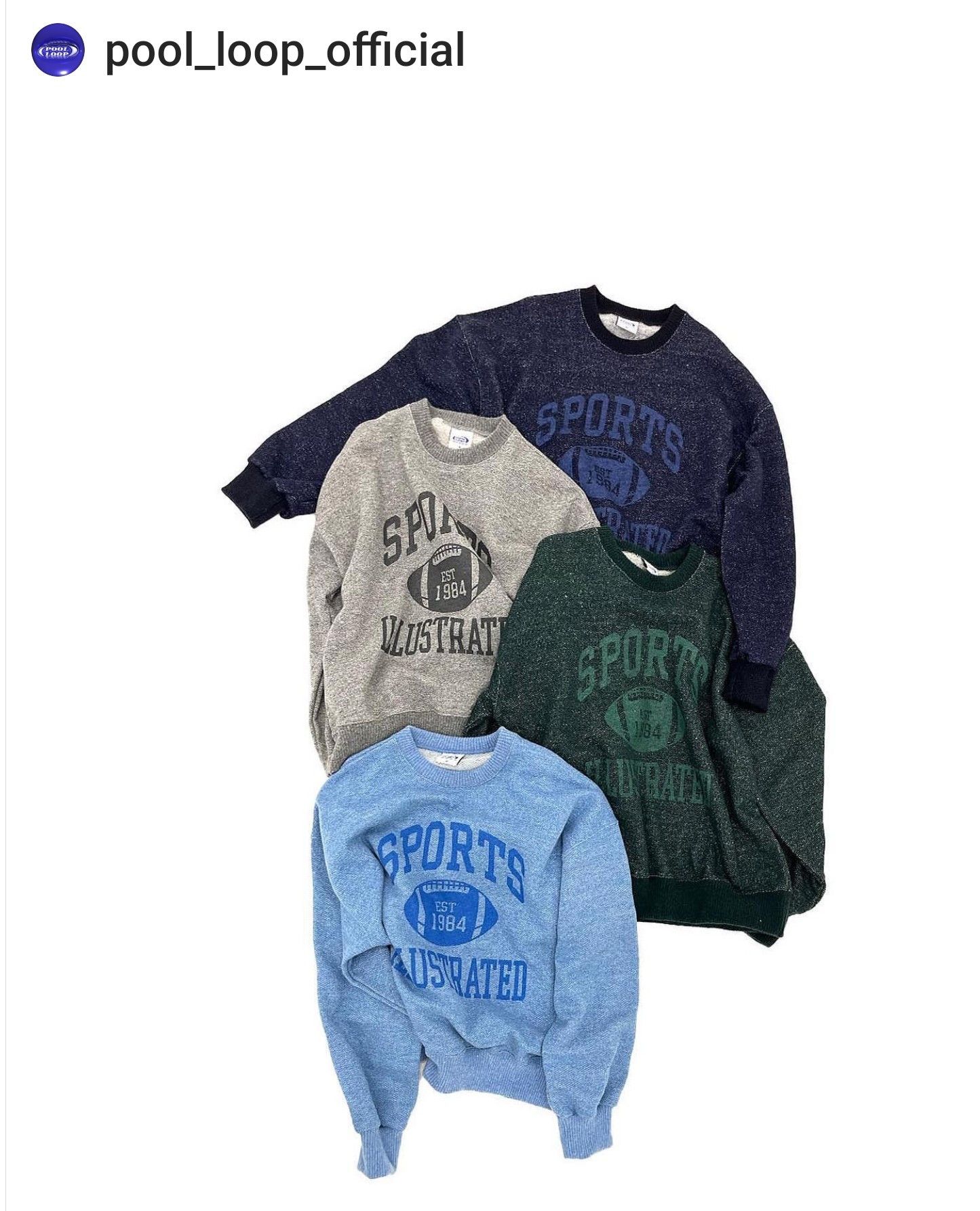 Other Korean Brand Pool Loop Old-School Style Sweater - UNISEX Size US L / EU 52-54 / 3 - 11 Thumbnail