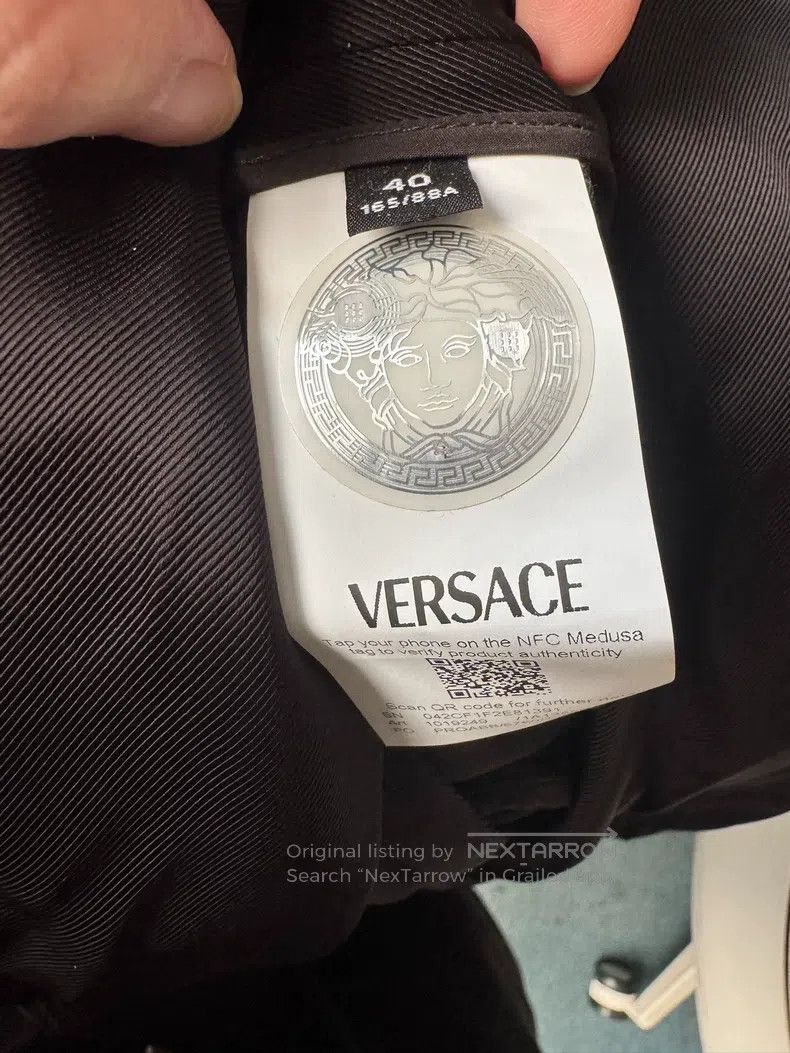 Versace Versace Black trench coat Size M / US 6-8 / IT 42-44 - 7 Thumbnail