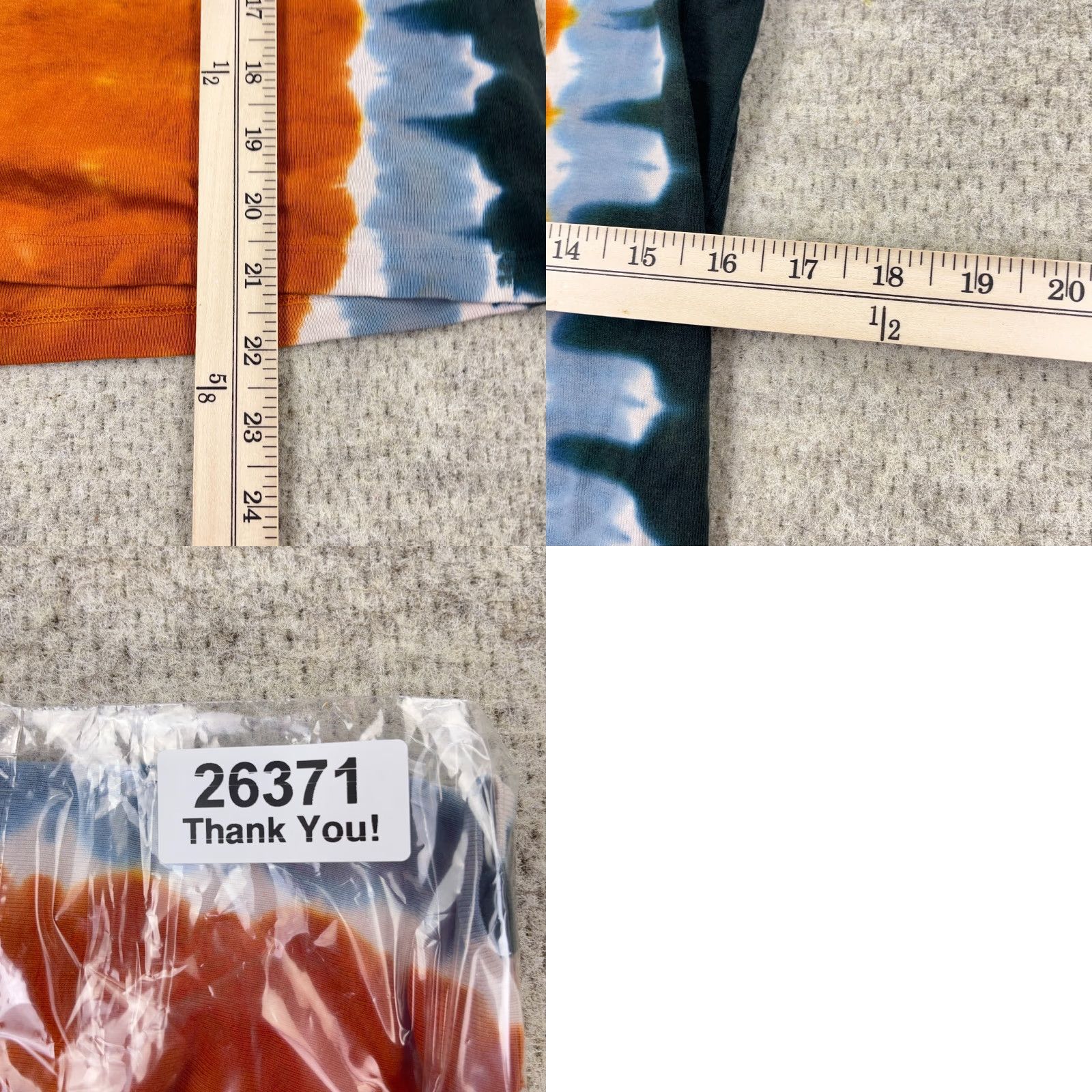 Liquid Blue VINTAGE Led Zeppelin Shirt Women XL Orange Tie Dye Liquid Blue Band Tee Cropped UI Logo 90s Music Mens Womens Size XL / US 12-14 / IT 48-50 - 8 Thumbnail