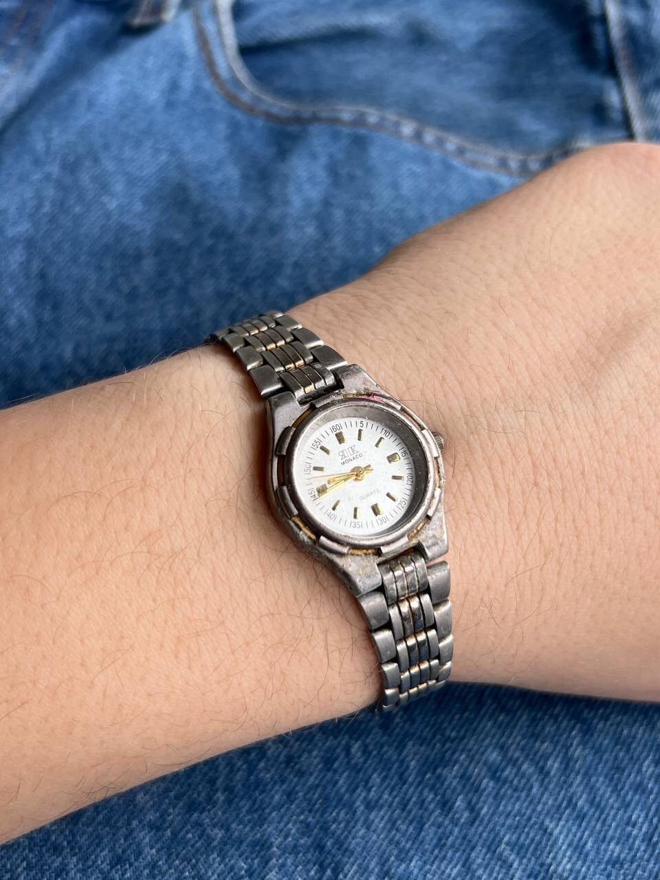 Japanese Brand × Vintage Vintage Monaco Japanese style futuristic Watch Size ONE SIZE - 2 Thumbnail