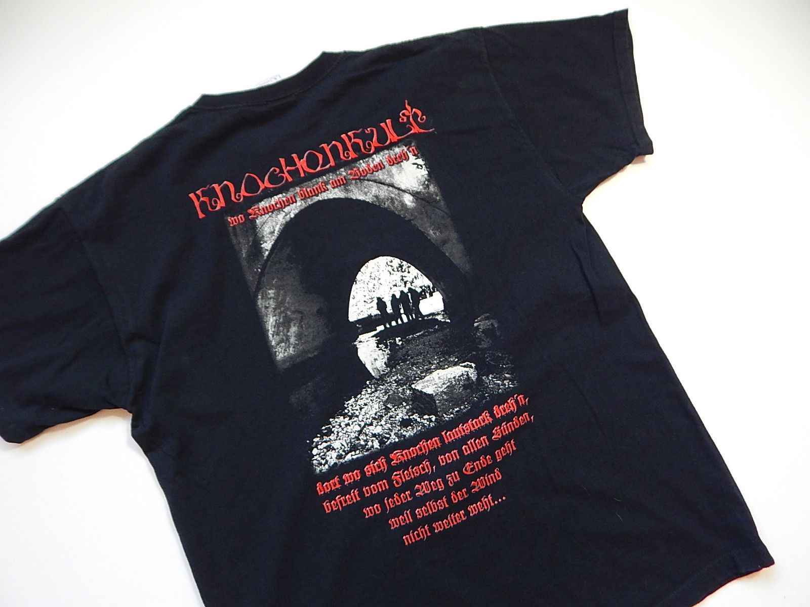 Band Tees × Vintage 00s eisregen knochenkult death gothic black metal tee Size US XL / EU 56 / 4 - 5 Thumbnail