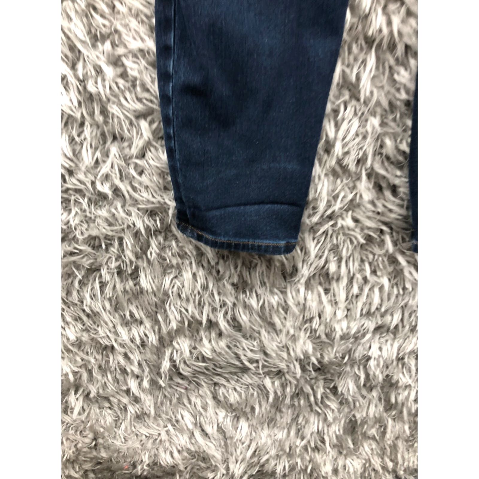 Denime Liverpool Jeans The Skinny Pull On Jeans Womens Size 6 Mid Rise Dark Wash Blue Denim Size 28" / US 6 / IT 42 - 7 Thumbnail