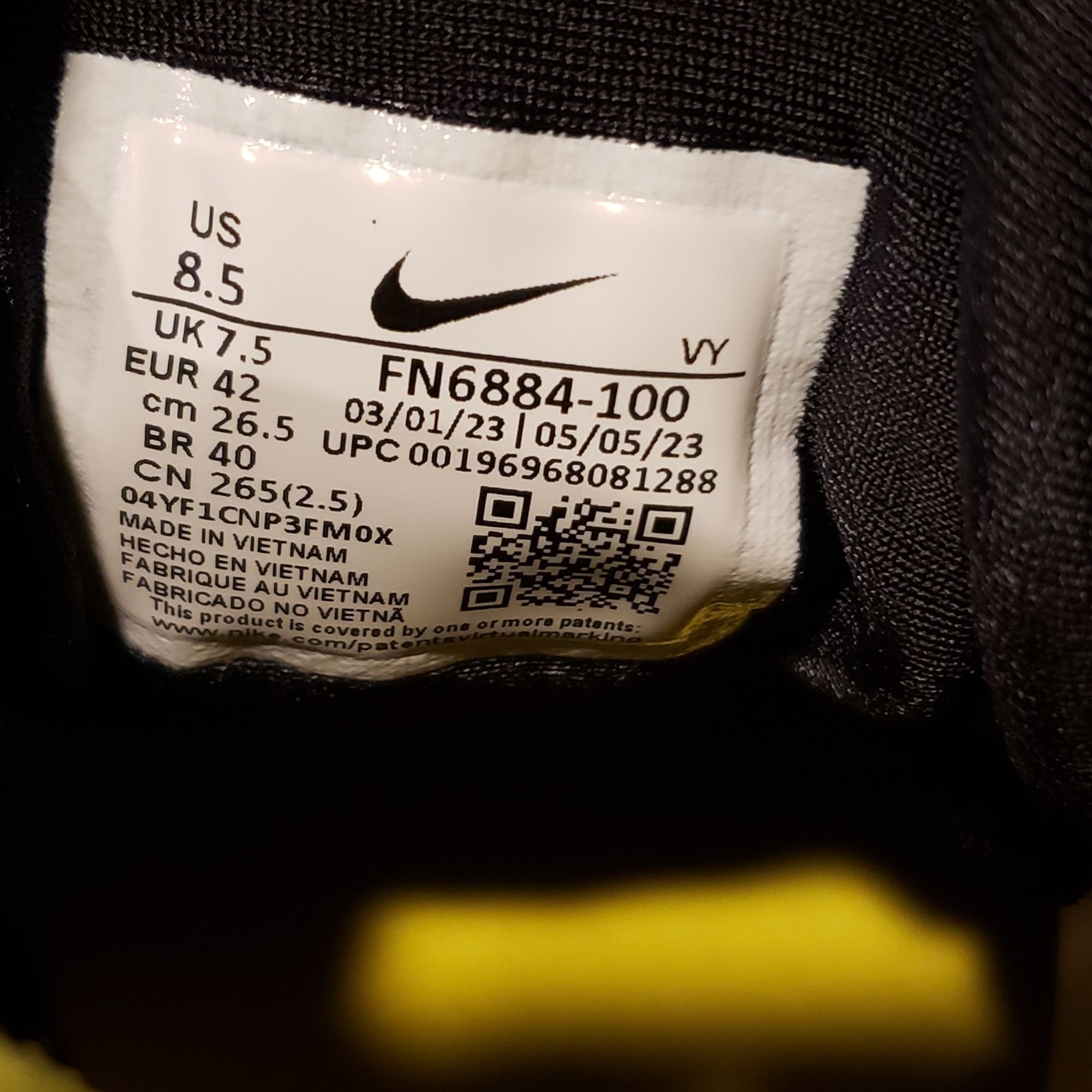 Nike Nike Air Max Penny 1 Orlando Black/White/Yellow Basketball Size US 8.5 / EU 41-42 - 9 Thumbnail