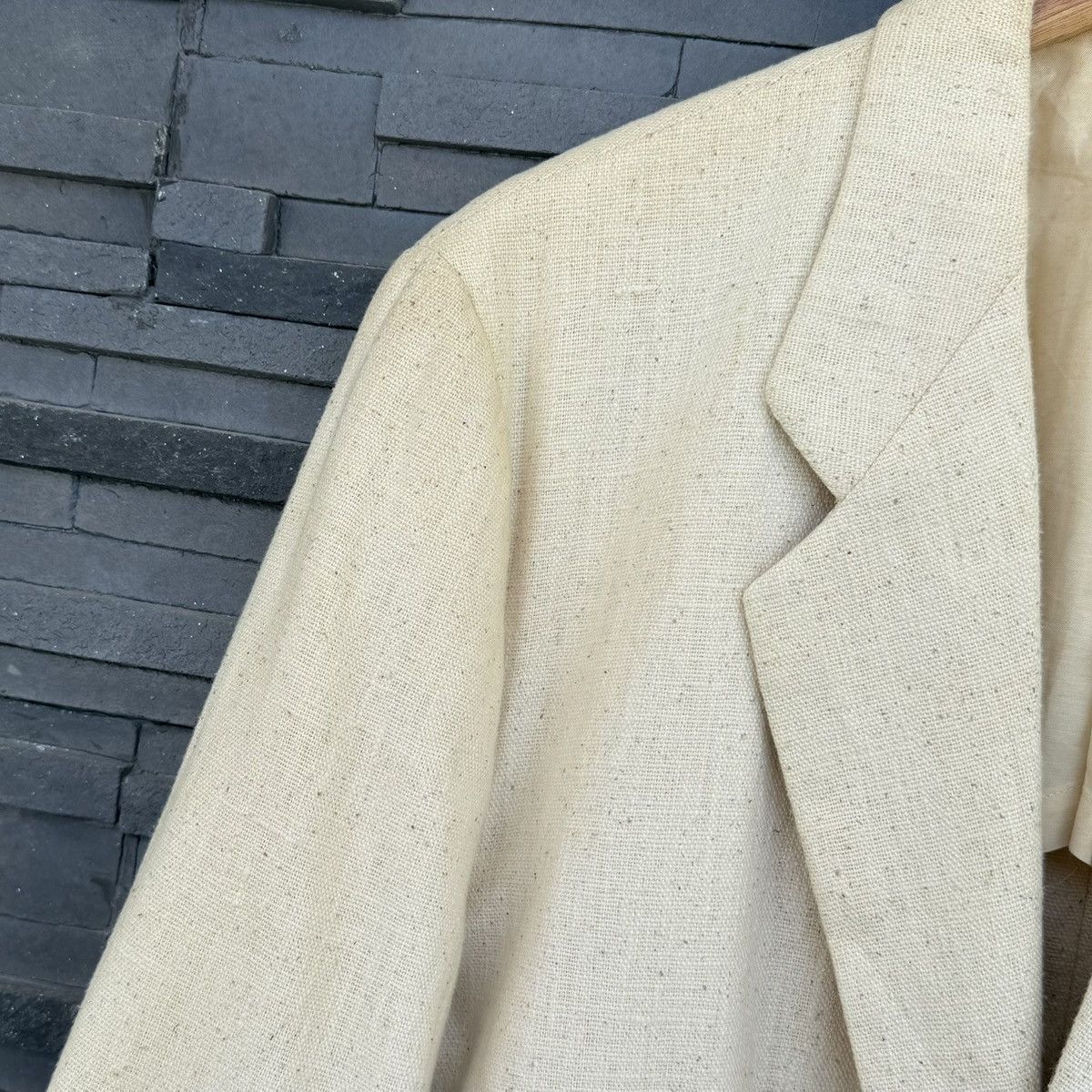 Comme des Garcons Homme Plus AD1990 Vintage Comme des Garçons Homme Plus Canvas Blazer Size US M / EU 48-50 / 2 - 3 Thumbnail