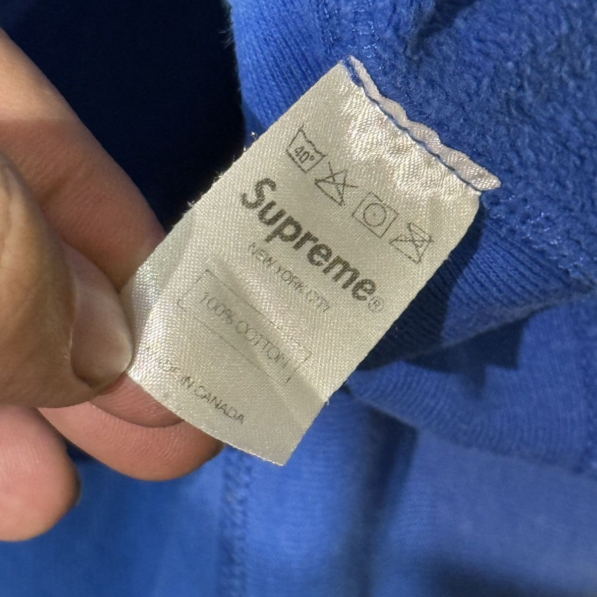 Supreme × Thrasher 2015 Supreme x Thrasher Magazine Pullover Hoodie Royal Blue Size US S / EU 44-46 / 1 - 10 Thumbnail