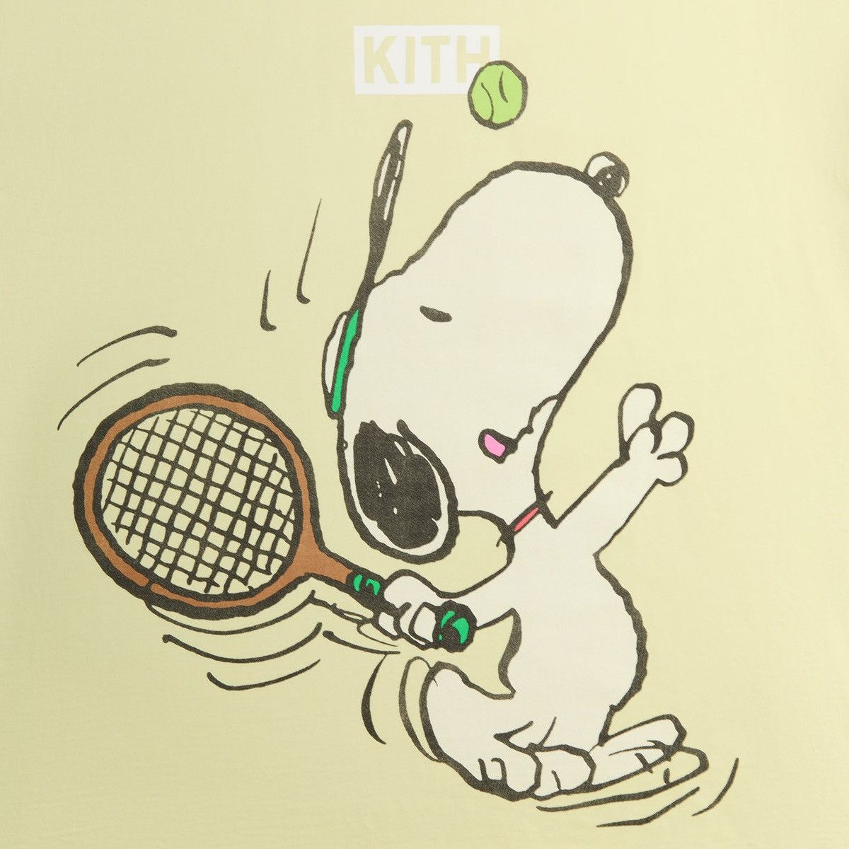 Kith × Peanuts Kith for Peanuts Tennis Vintage Tee in cucumber T-Shirt XL Size US XL / EU 56 / 4 - 4 Thumbnail