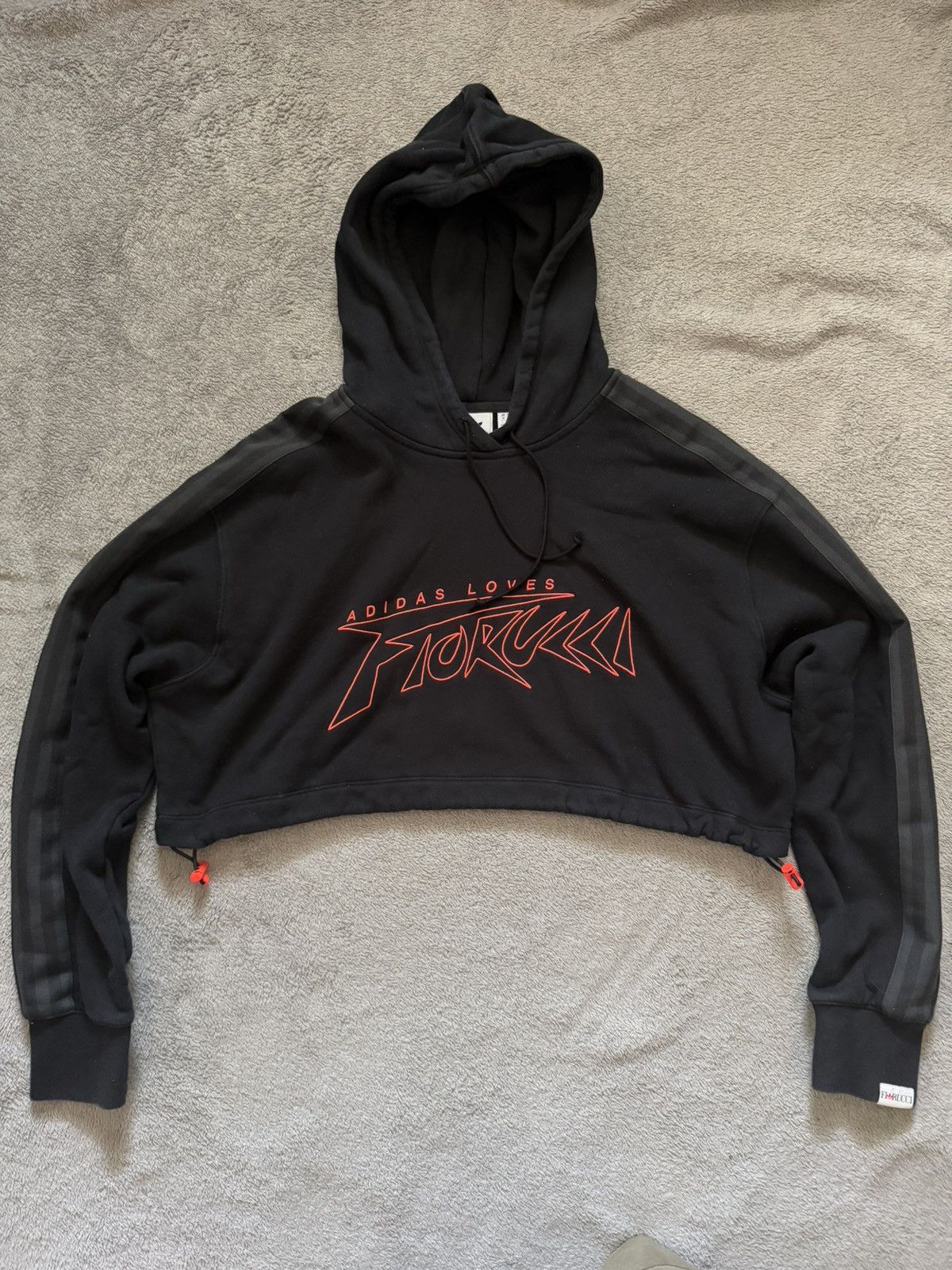 Fiorucci Adidas × Fiorucci Crop Hoodie Size S / US 4 / IT 40 - 5 Thumbnail