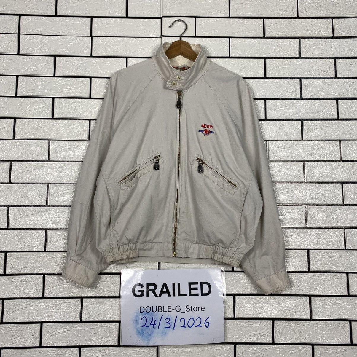 Japanese Brand Vintage Bomber Jacket Blanket MacHope Big Logo Size US M / EU 48-50 / 2 - 1 Thumbnail