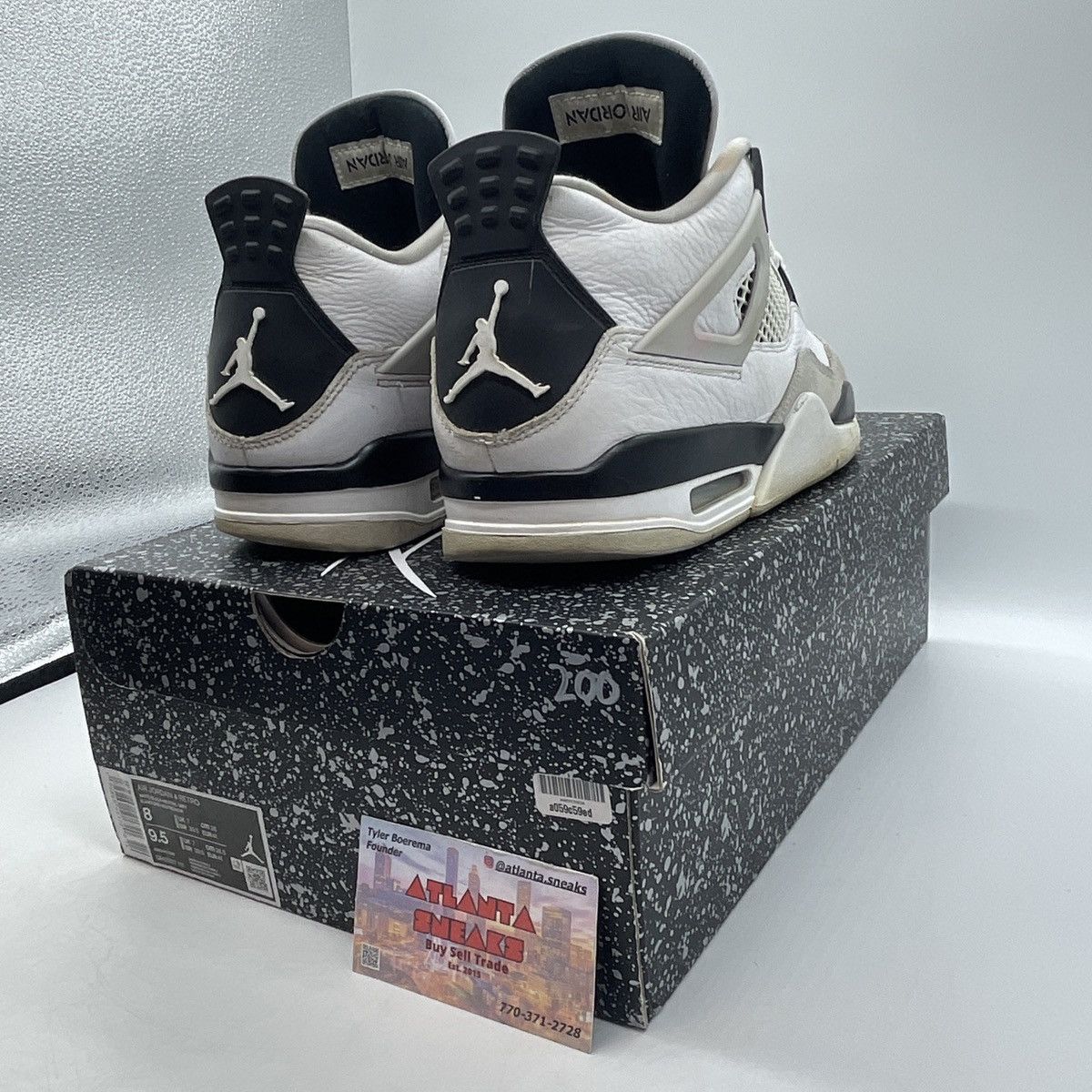 Jordan Brand Air Jordan 4 military black Size US 8 / EU 41 - 5 Thumbnail