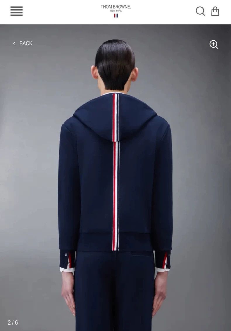 Thom Browne Thom Browne Classic zipper hoodie 2503-Nextarrow Size US S / EU 44-46 / 1 - 9 Thumbnail