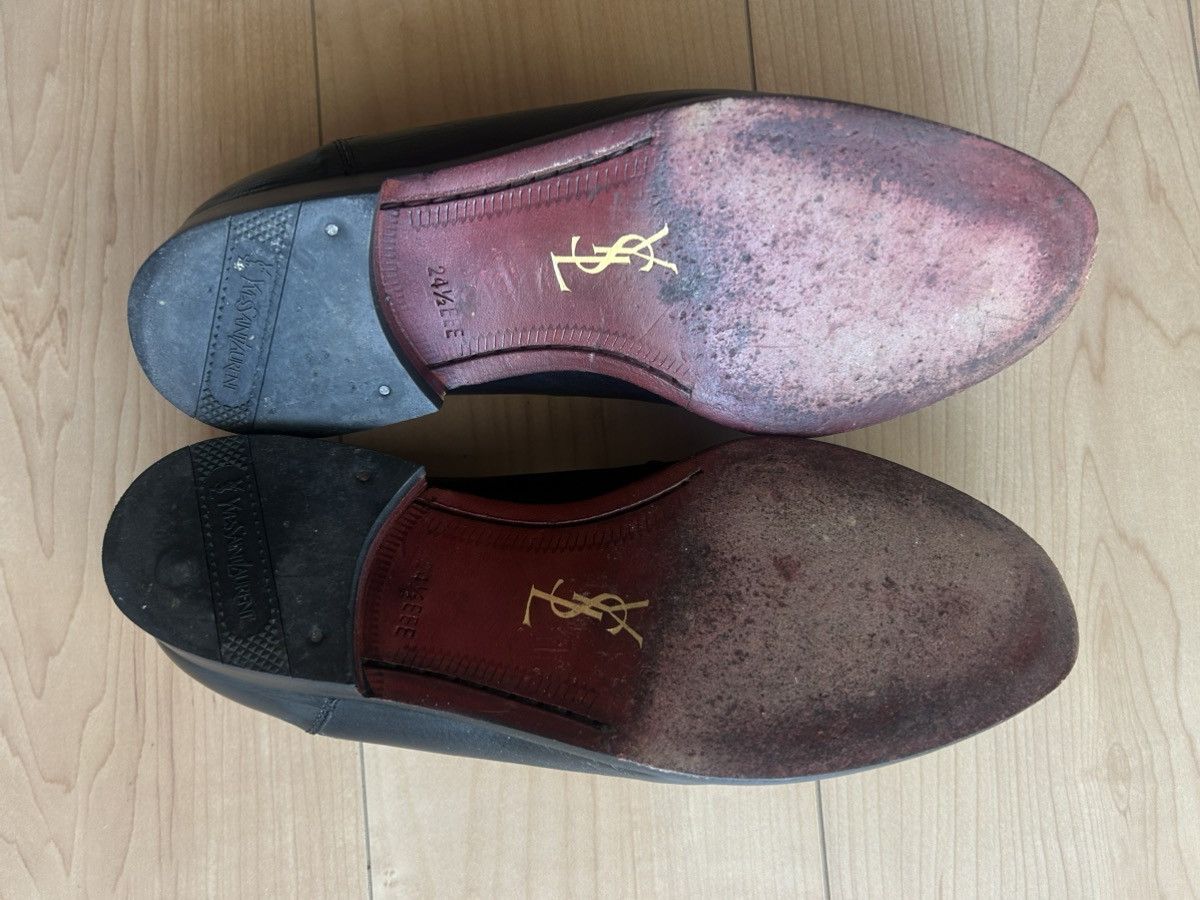 Yves Saint Laurent YSL red bottom loafers Size US 8.5 / IT 38.5 - 2 Thumbnail