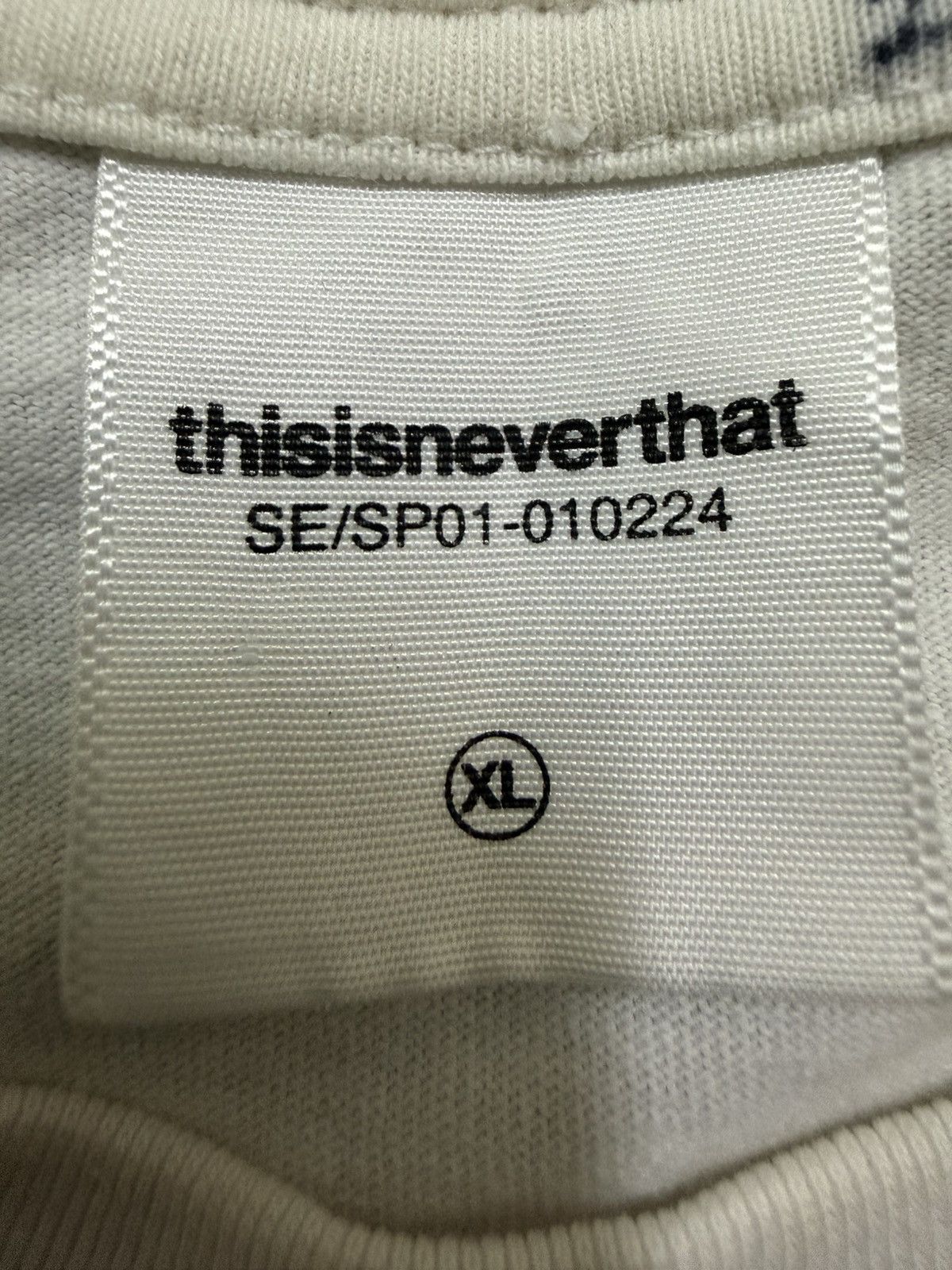 thisisneverthat Thisisneverthat international split logo tshirt Size US XL / EU 56 / 4 - 8 Thumbnail