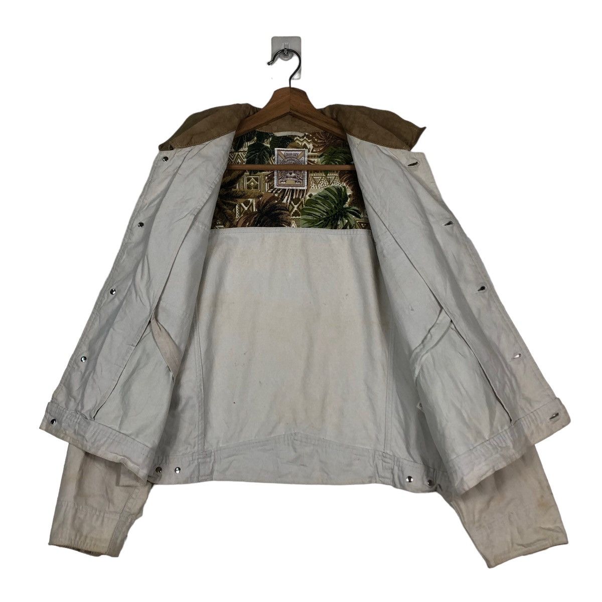 Japanese Brand 🔥Vintage Cropped Biker Jacket Union Made Multi Pocket Size US L / EU 52-54 / 3 - 13 Thumbnail