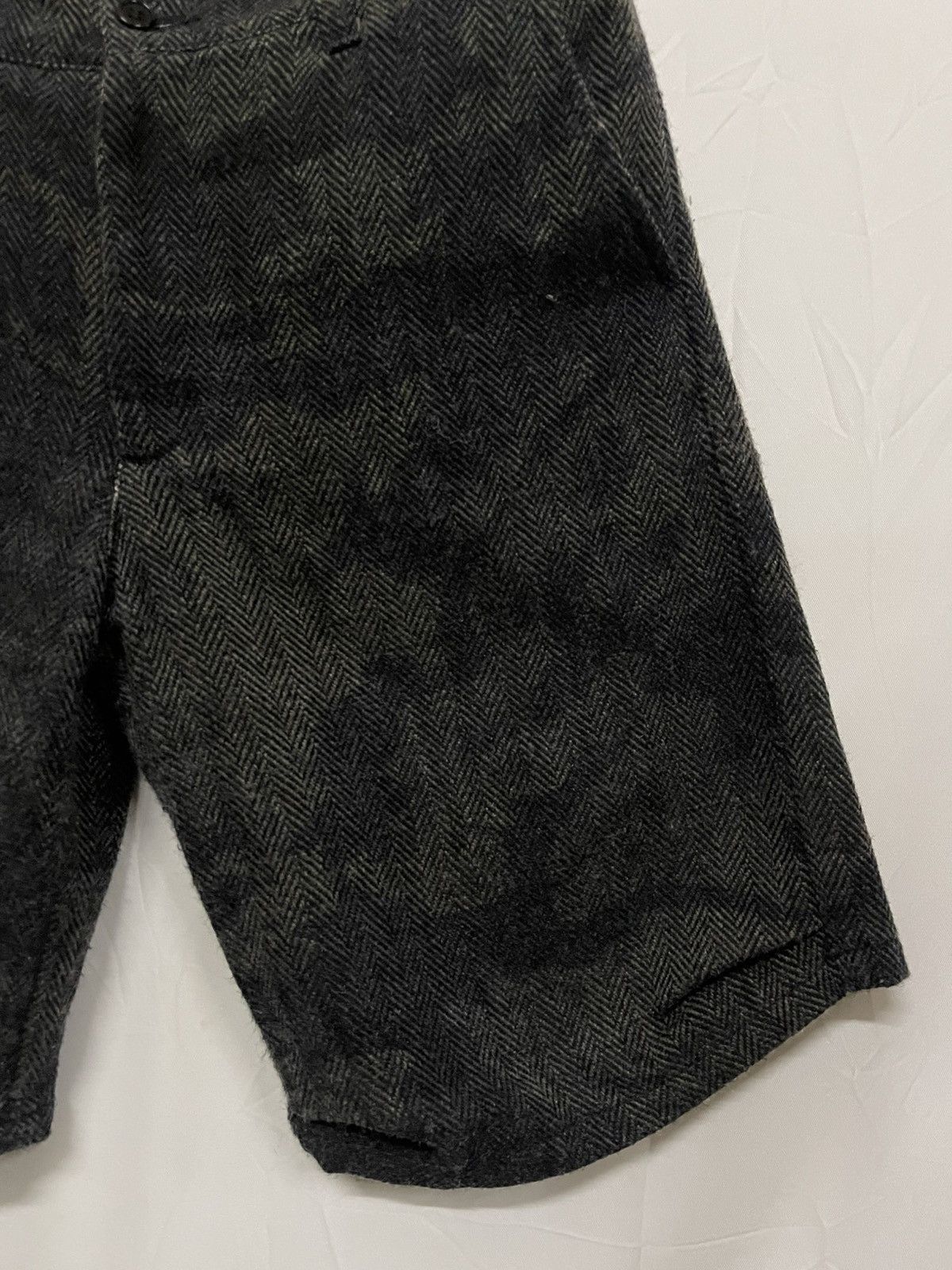 Designer × Issey Miyake × Zucca 🔥Vintage ZUCCA Wool Short Pant Army Printed Size US 30 / EU 46 - 3 Thumbnail
