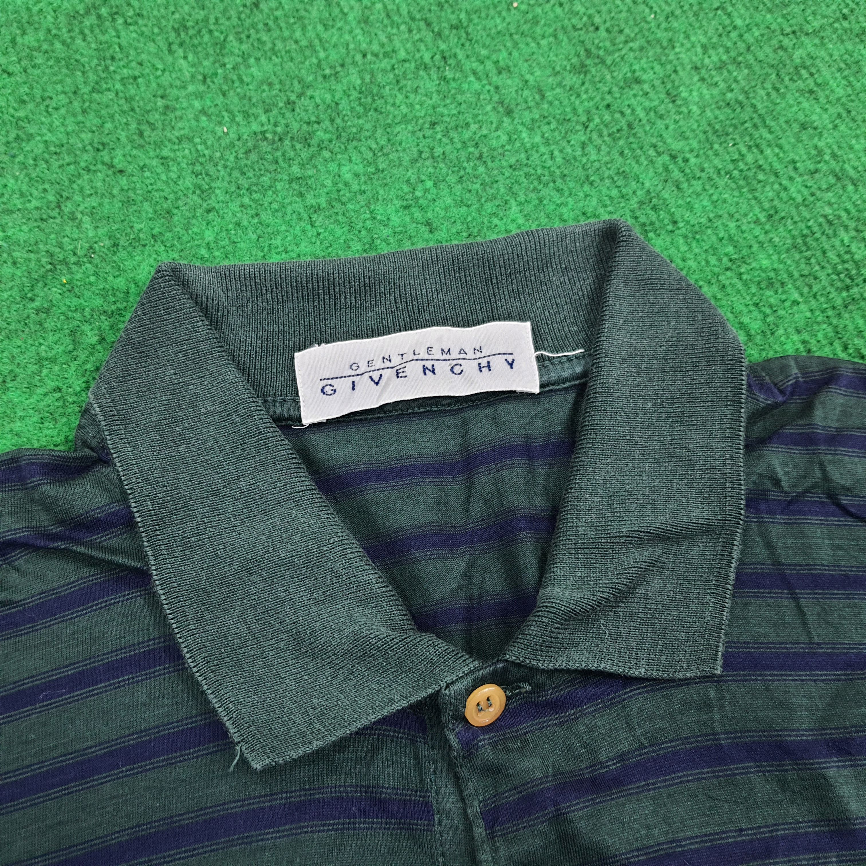 Designer × Givenchy Vintage Givenchy Stiped Italian Designer Polo Shirt Size US M / EU 48-50 / 2 - 4 Thumbnail