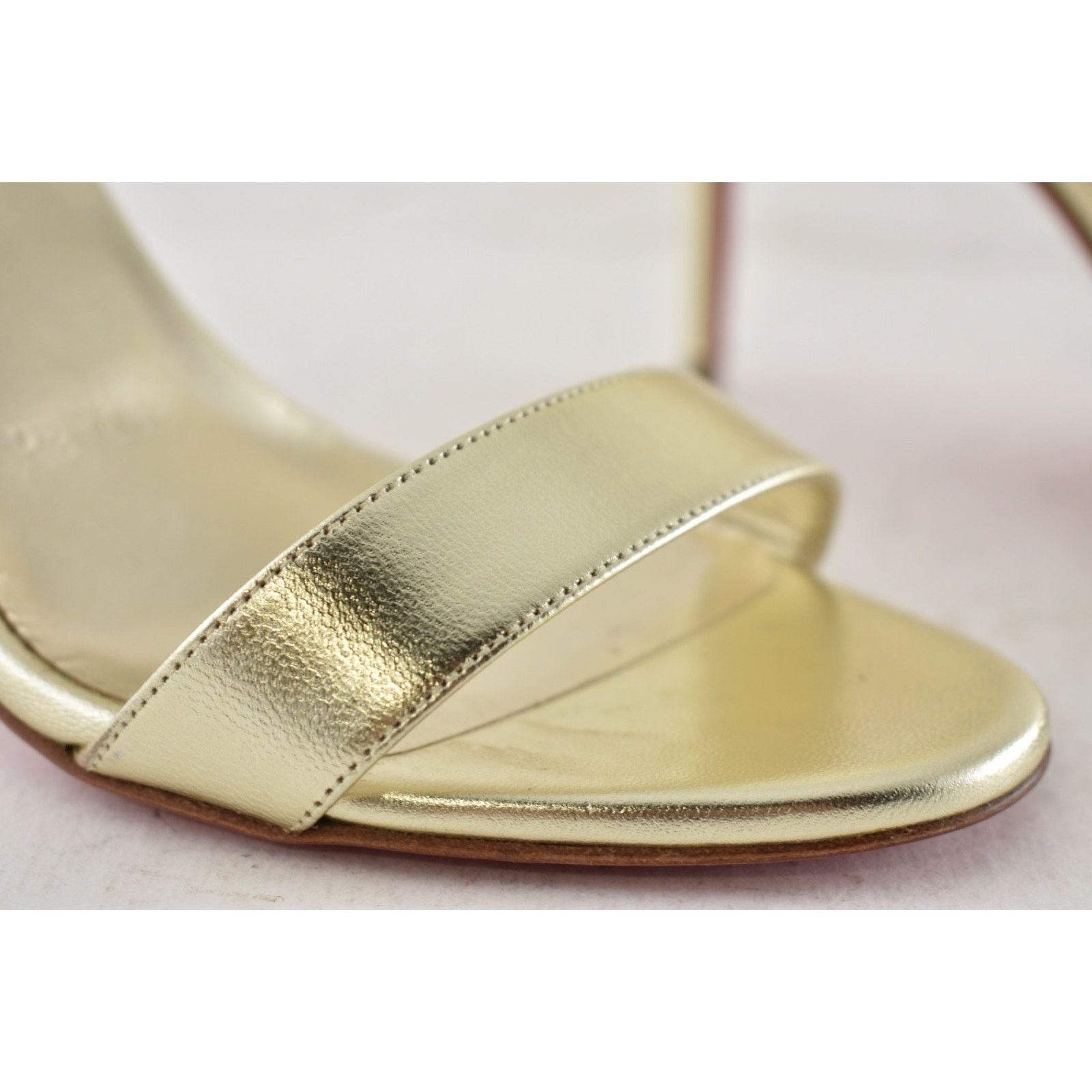 Christian Louboutin Christian Louboutin Loubigirl 85 Platine Gold Sandal 41 Size US 6.5 / IT 36.5 - 8 Thumbnail