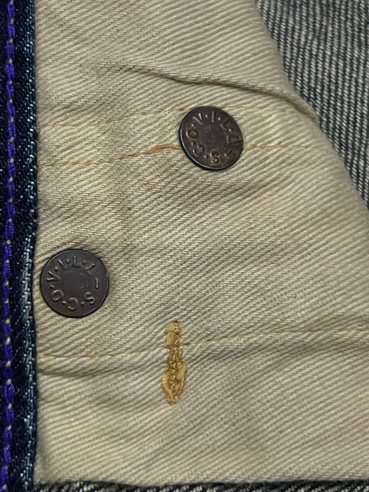 Evisu Baggy Vintage 90s Japanese Selvedge Denim “Osaka-inspired” Size US 32 / EU 48 - 13 Thumbnail