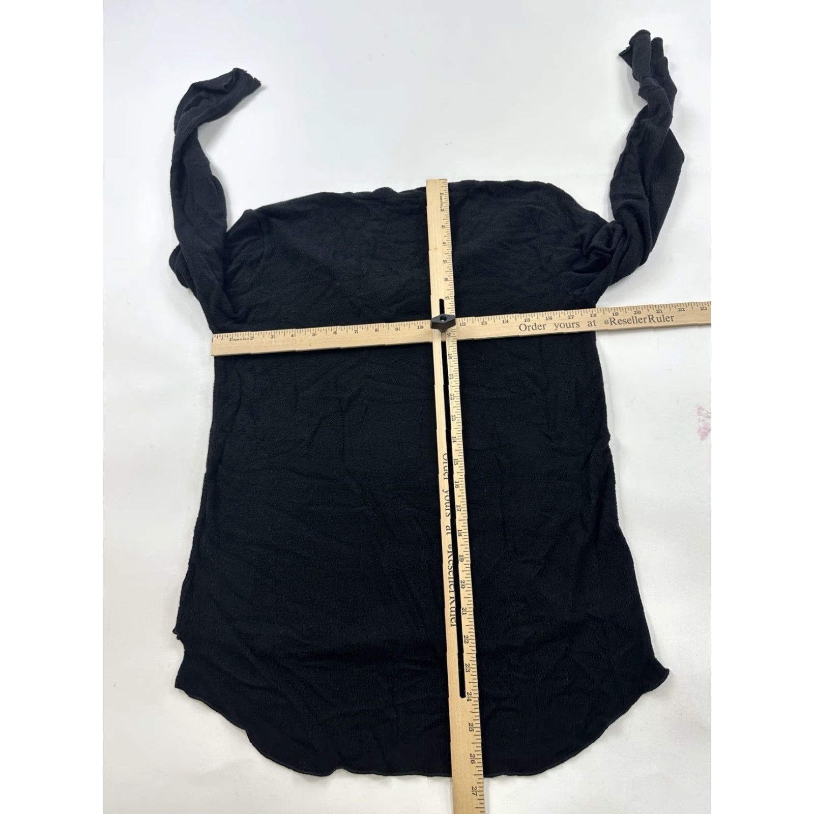 Vintage LNA Shirt Women Black V-Neck Long Sleeve Pullover Top T-Shirt Made In USA M Size M / US 6-8 / IT 42-44 - 7 Thumbnail