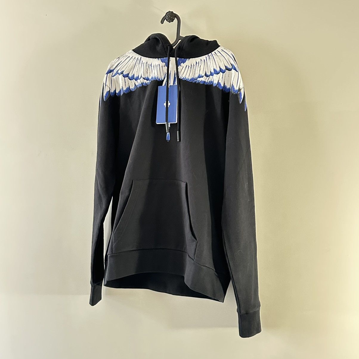 Hoodie Marcelo Burlon Icon Wings Blue White Black
