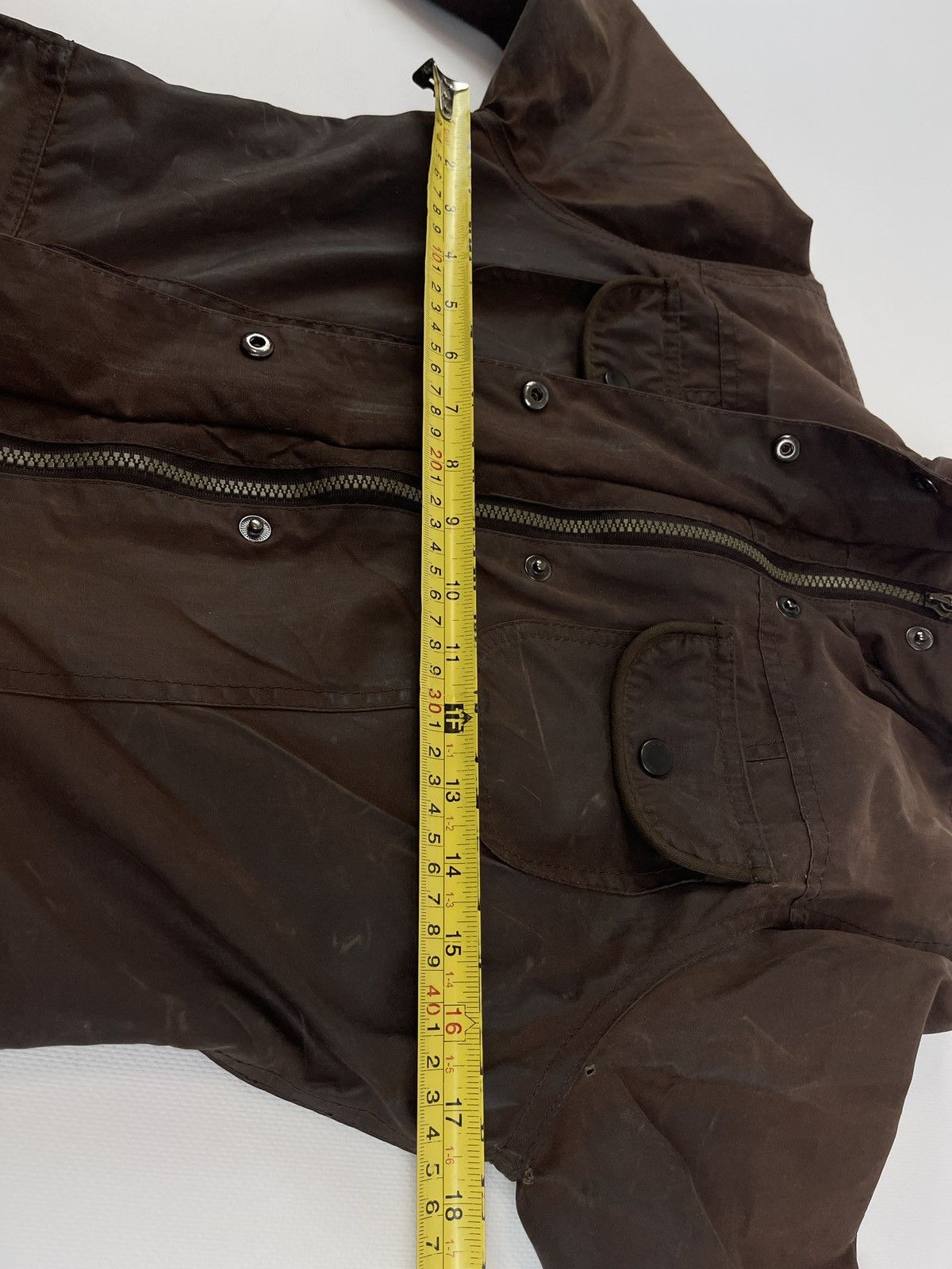 Barbour × Vintage Barbour Brown Wax Ladies Utility Jacket Size S / US 4 / IT 40 - 15 Thumbnail
