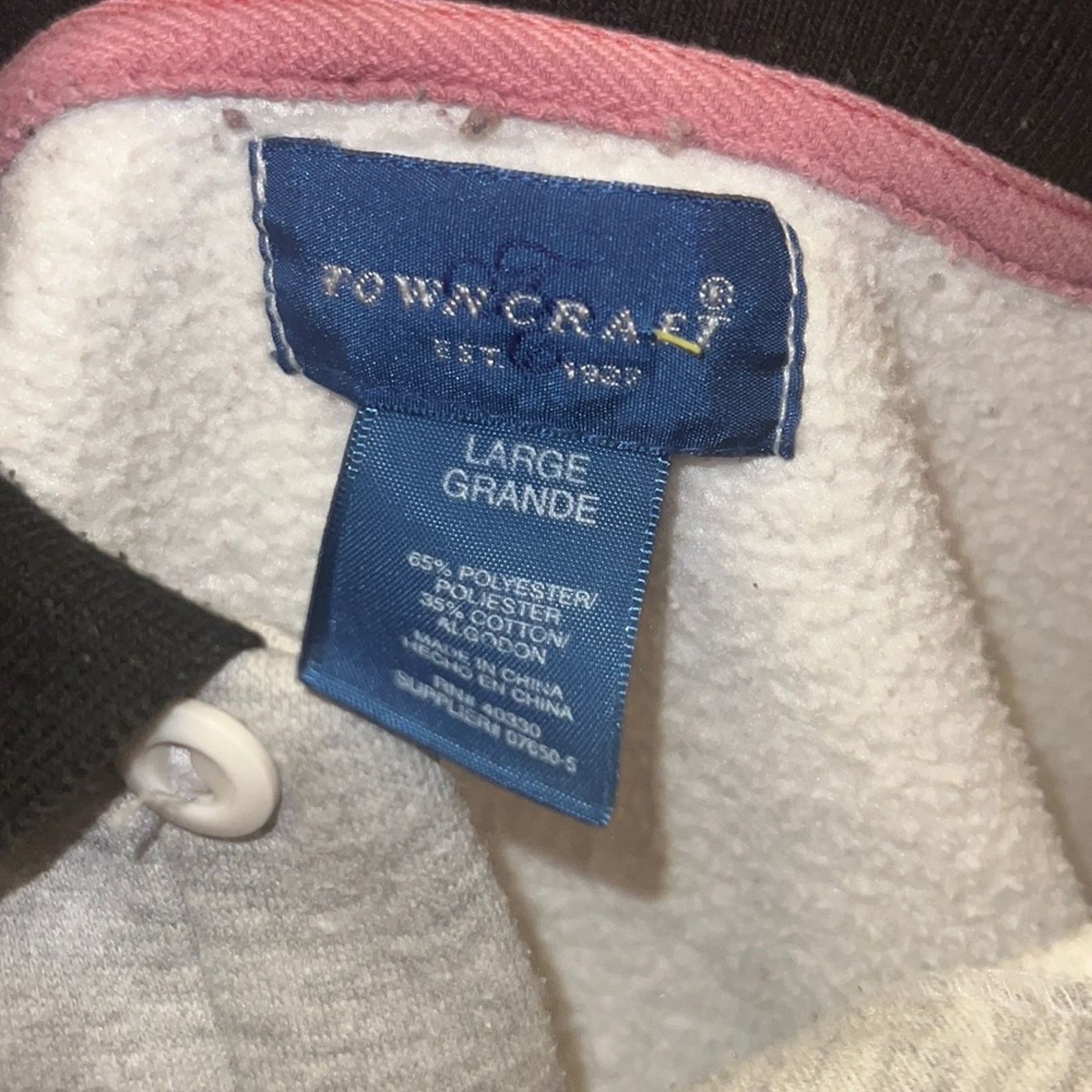Towncraft VNTG TOWNCRAFT collared sweatshirt L Size L / US 10 / IT 46 - 2 Thumbnail