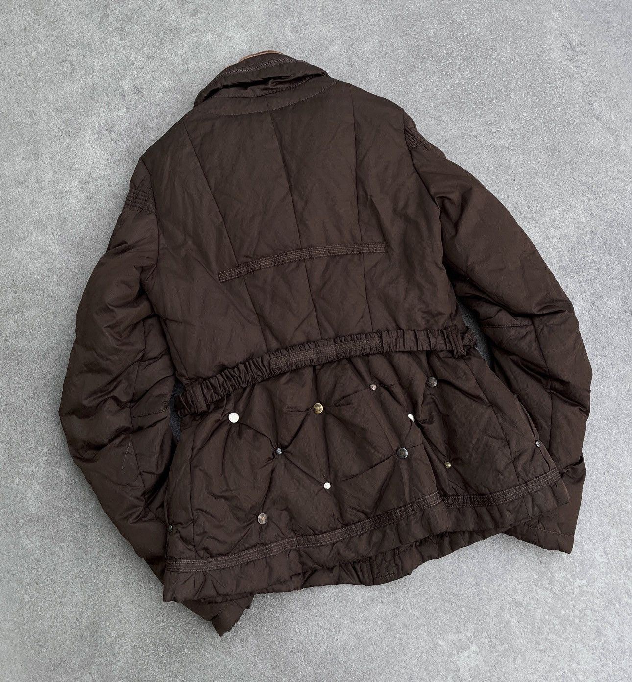 Marithe + Francois Girbaud 🔥 Rare MARITHE FRANCOIS GIRBAUT BONDAGE PUFFER JACKET Size M / US 6-8 / IT 42-44 - 2 Thumbnail
