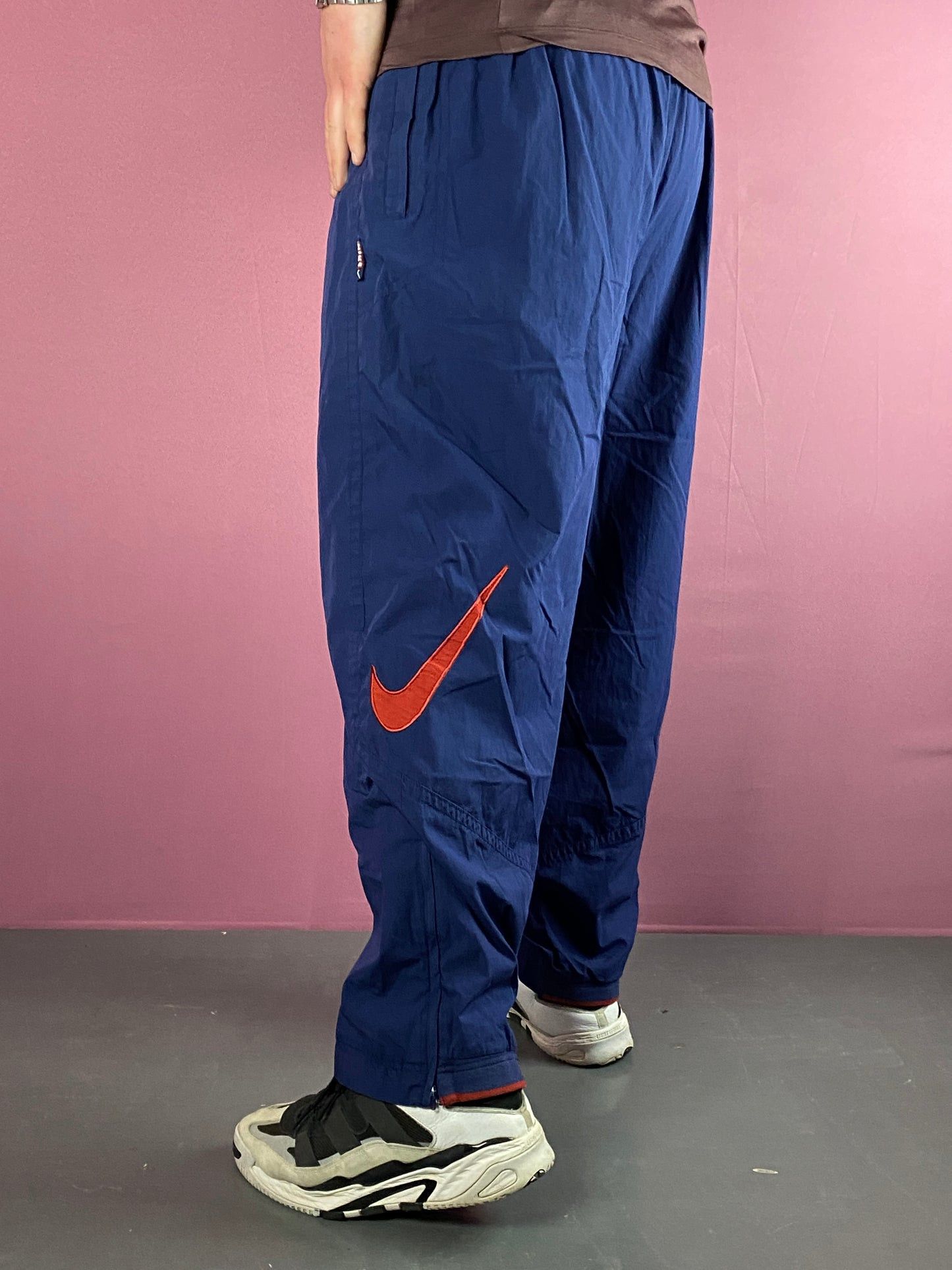 Nike 90s Nike Big Swoosh Vintage Men's Track Pants - XXL Size US 42 / EU 58 - 3 Thumbnail