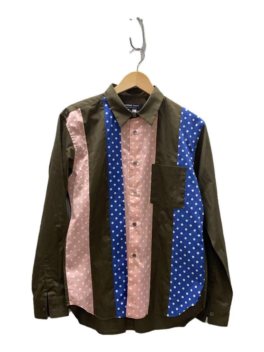 Comme des Garcons × Comme des Garcons Homme Deux Patchwork Striped Button Shirt Size US S / EU 44-46 / 1 - 1 Thumbnail