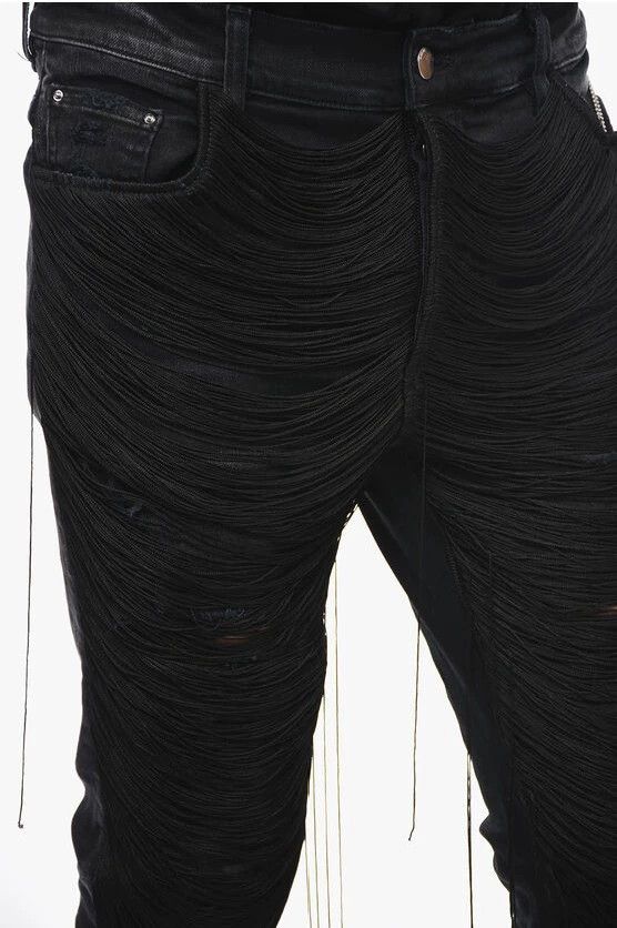 Amiri Amiri Fringe Denim Pants Size US 38 / EU 54 - 3 Thumbnail
