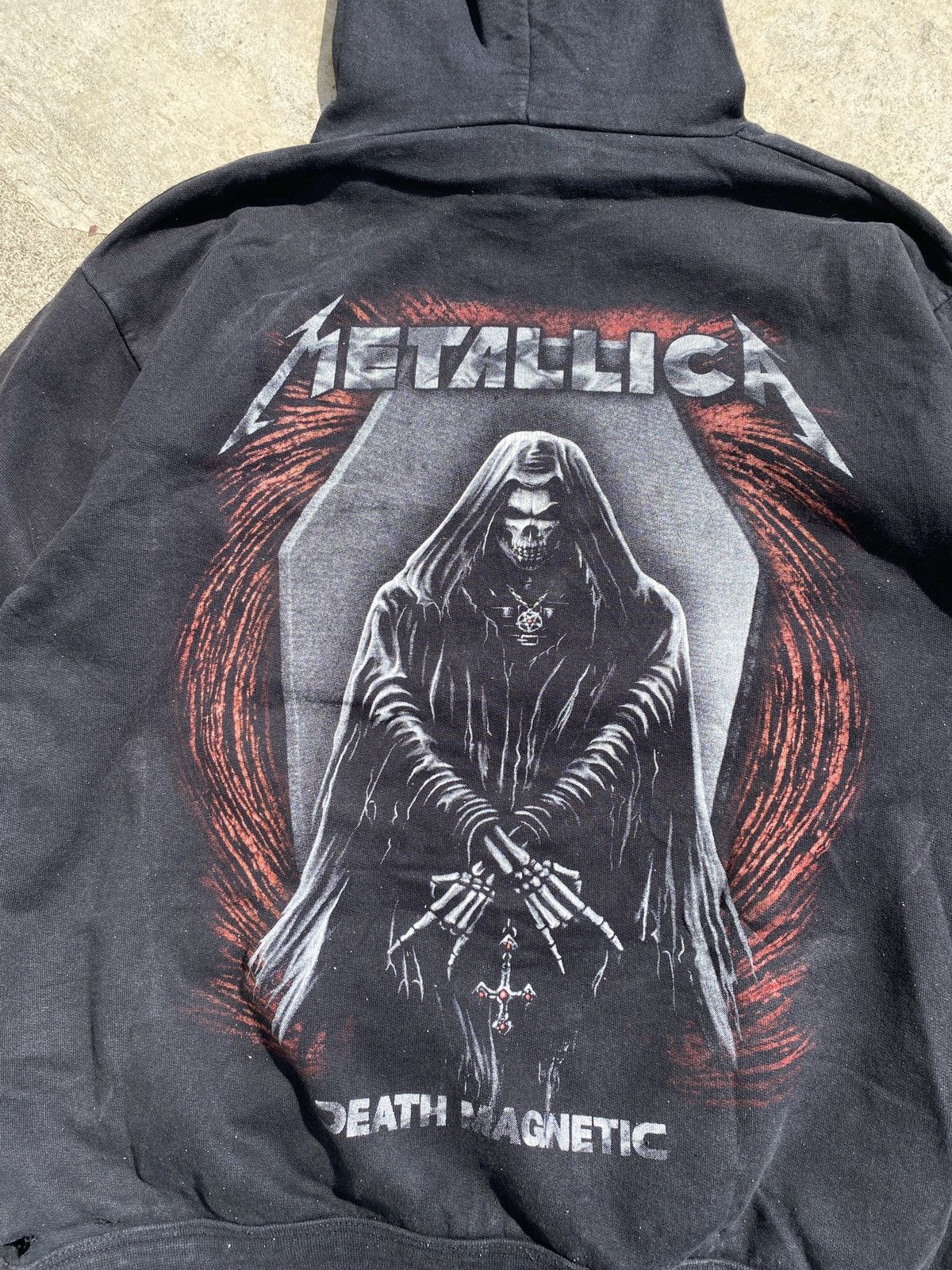 Band Tees Sunfaded Thrashed Metallica Hoddie Size US S / EU 44-46 / 1 - 2 Thumbnail