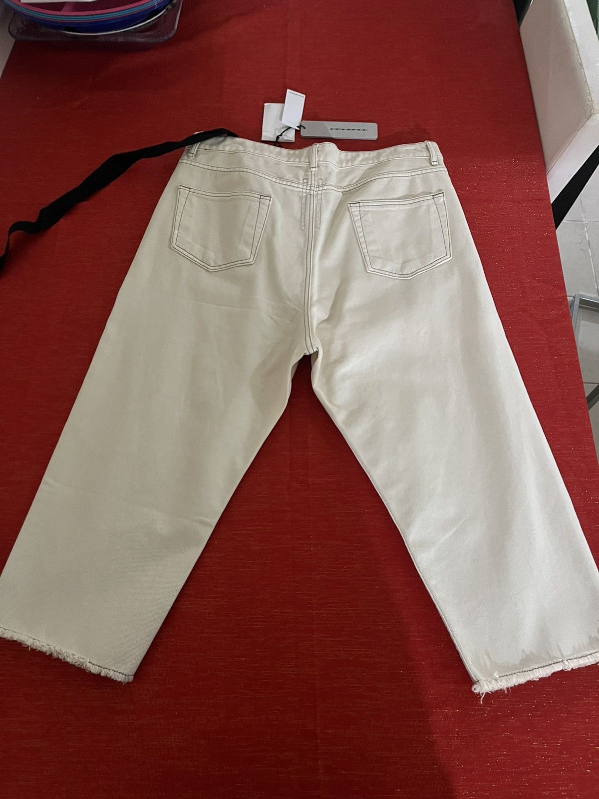 Rick Owens Drkshdw Rick Owens DarkShadow Collapse Cut Cropped Pant Sz 34 Size US 34 / EU 50 - 17 Thumbnail