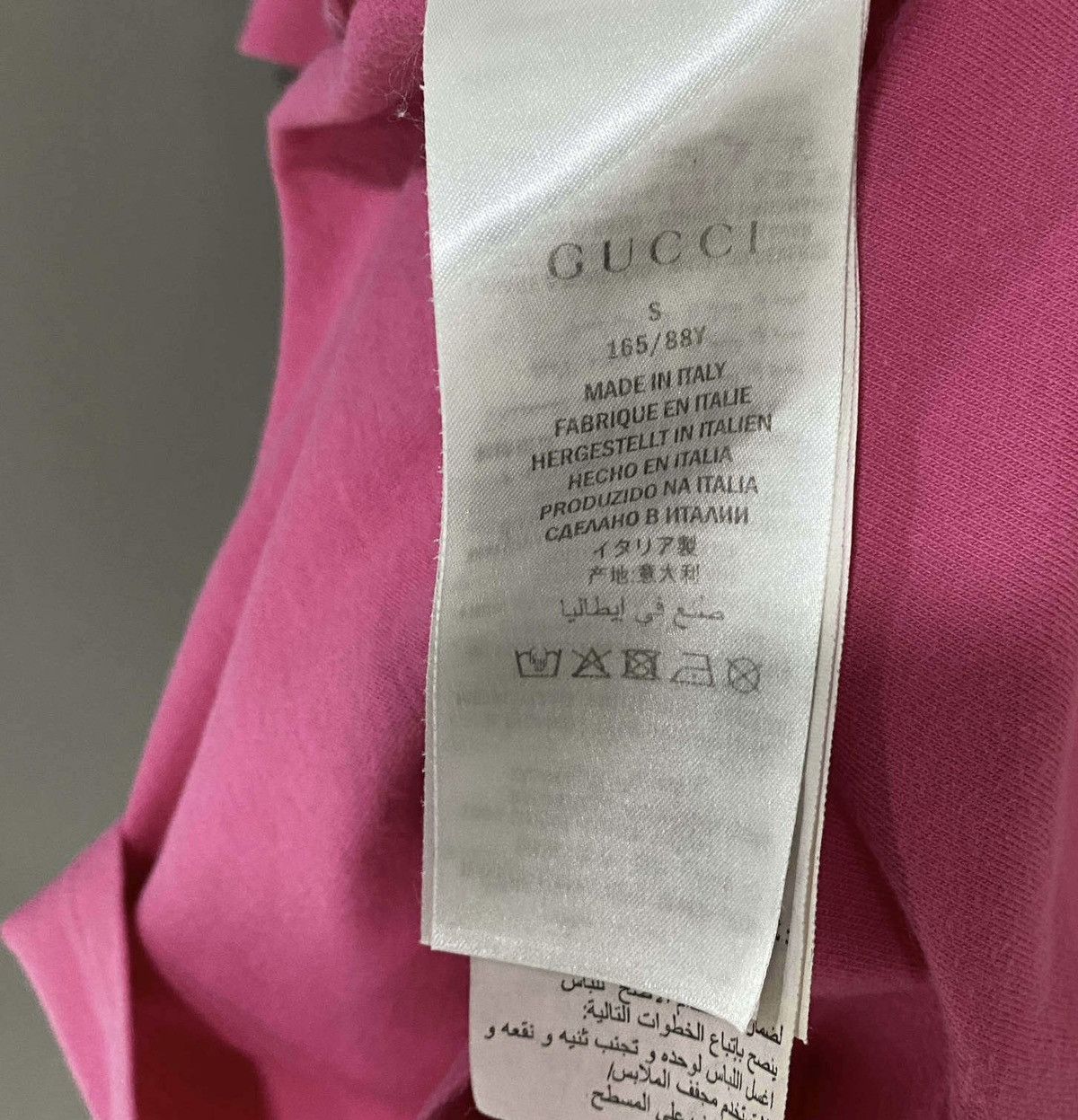 Gucci Pink kitten short-sleeved shirt GUCCI Size S / US 4 / IT 40 - 5 Thumbnail