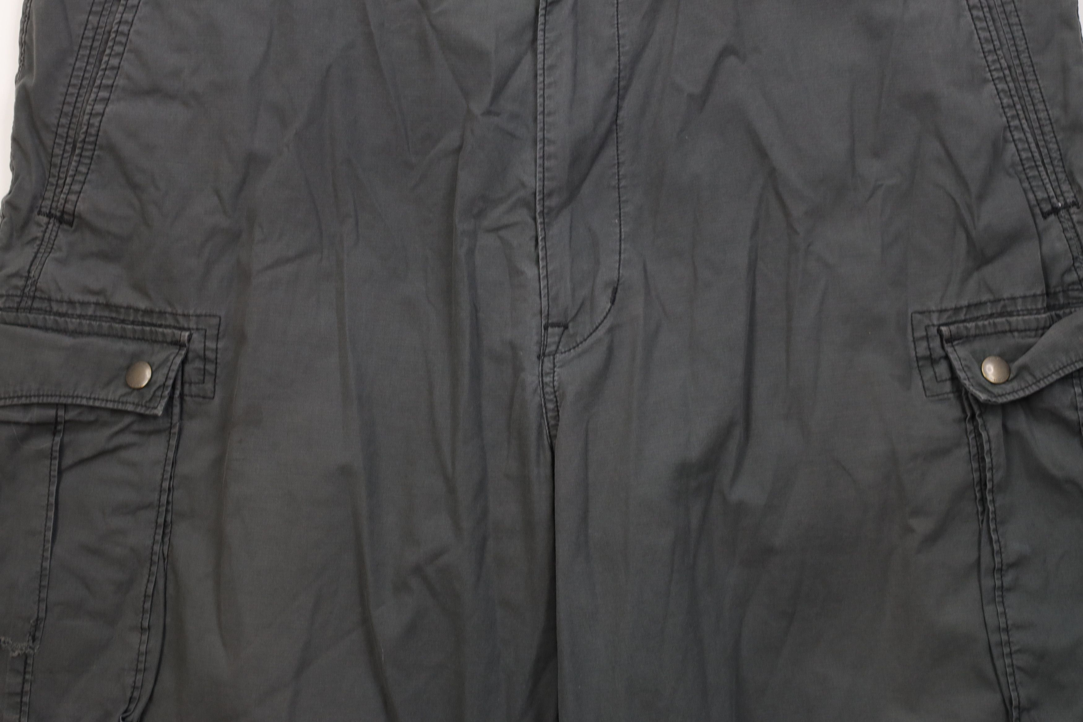 Levi's Vintage Y2K Levis Baggy Fit Cargo Shorts Gray Cotton Size US 40 / EU 56 - 3 Thumbnail