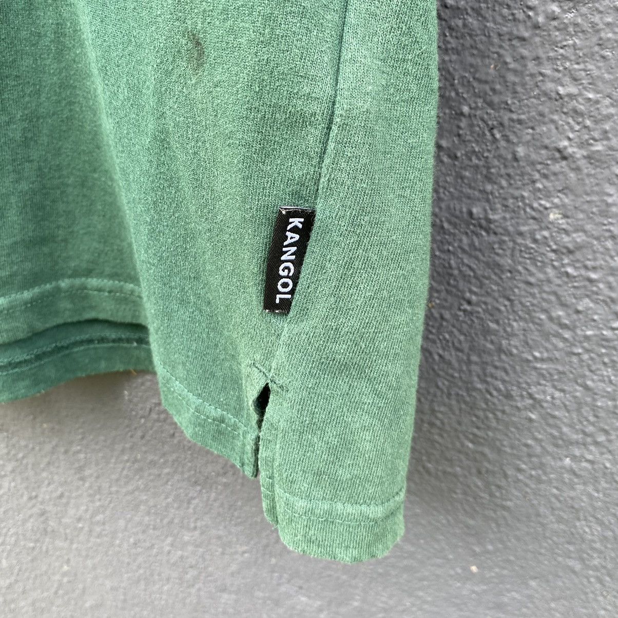 Kangol Thrashed Faded Vintage Kangol Embroidered ERD GRUNGE TEE Size US XL / EU 56 / 4 - 6 Thumbnail